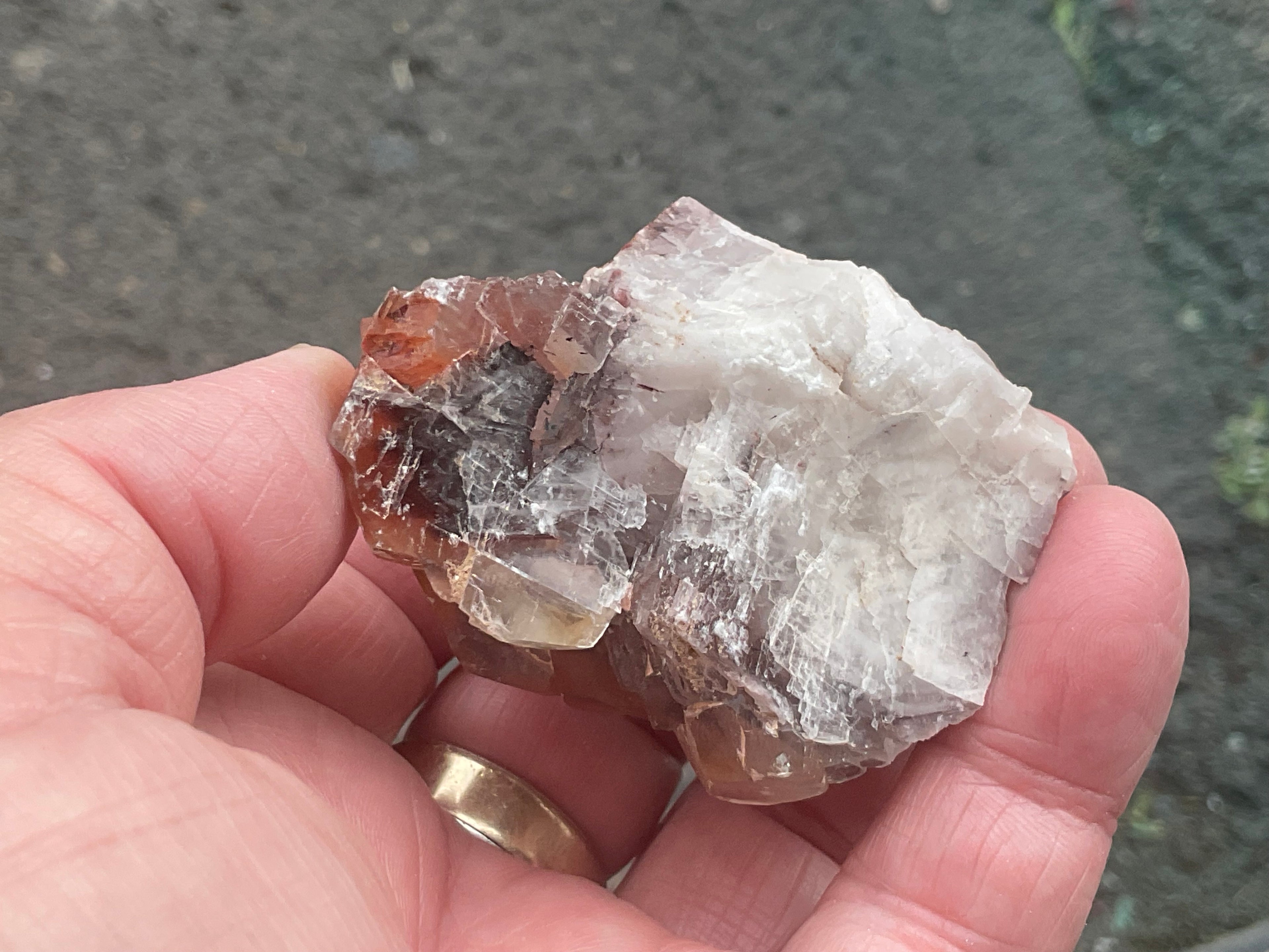 70g Red Pagoda Calcite Specimen 5A from Hubei, China