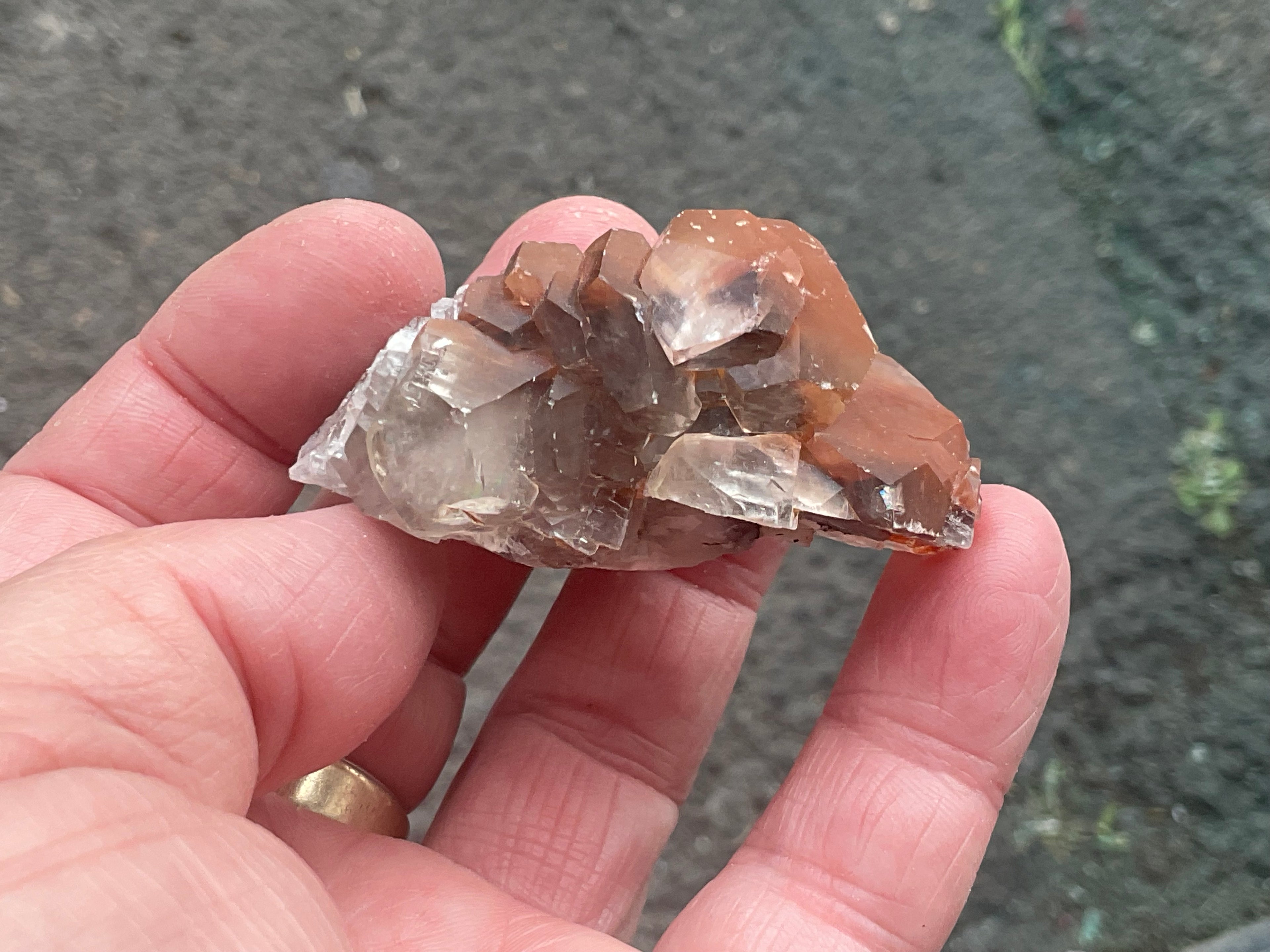 70g Red Pagoda Calcite Specimen 5A from Hubei, China