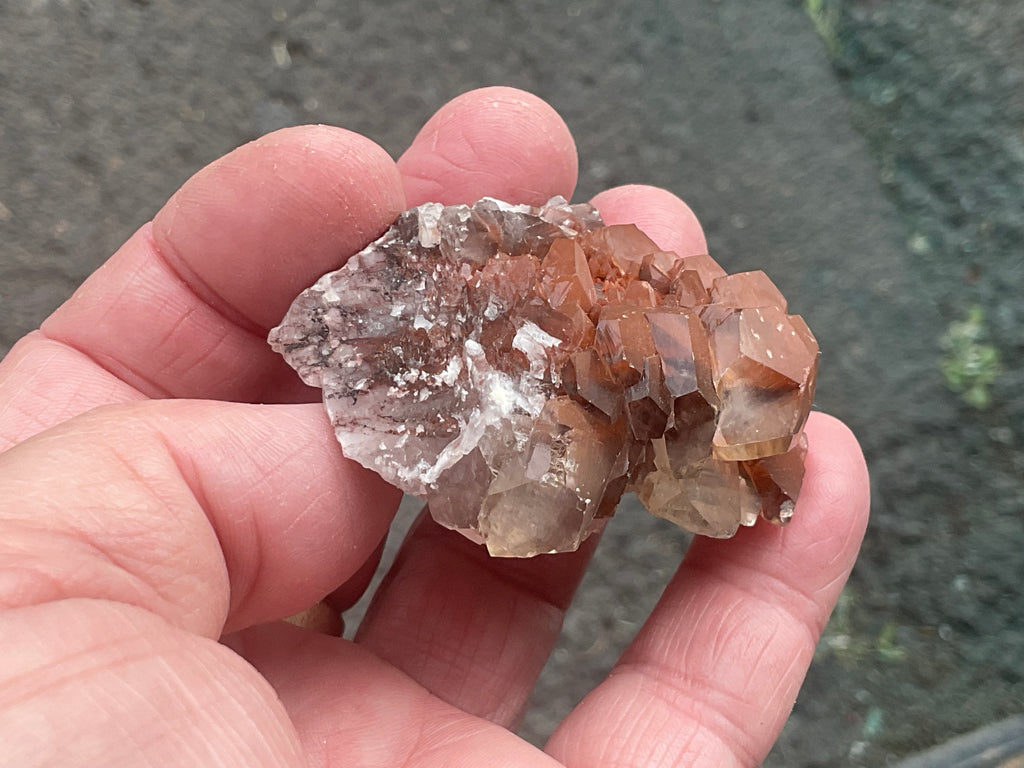 70g Red Pagoda Calcite Specimen 5A from Hubei, China
