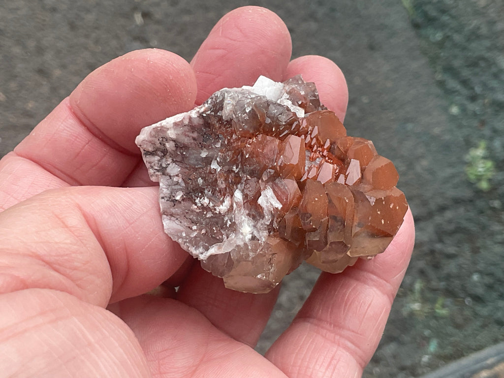 70g Red Pagoda Calcite Specimen 5A from Hubei, China