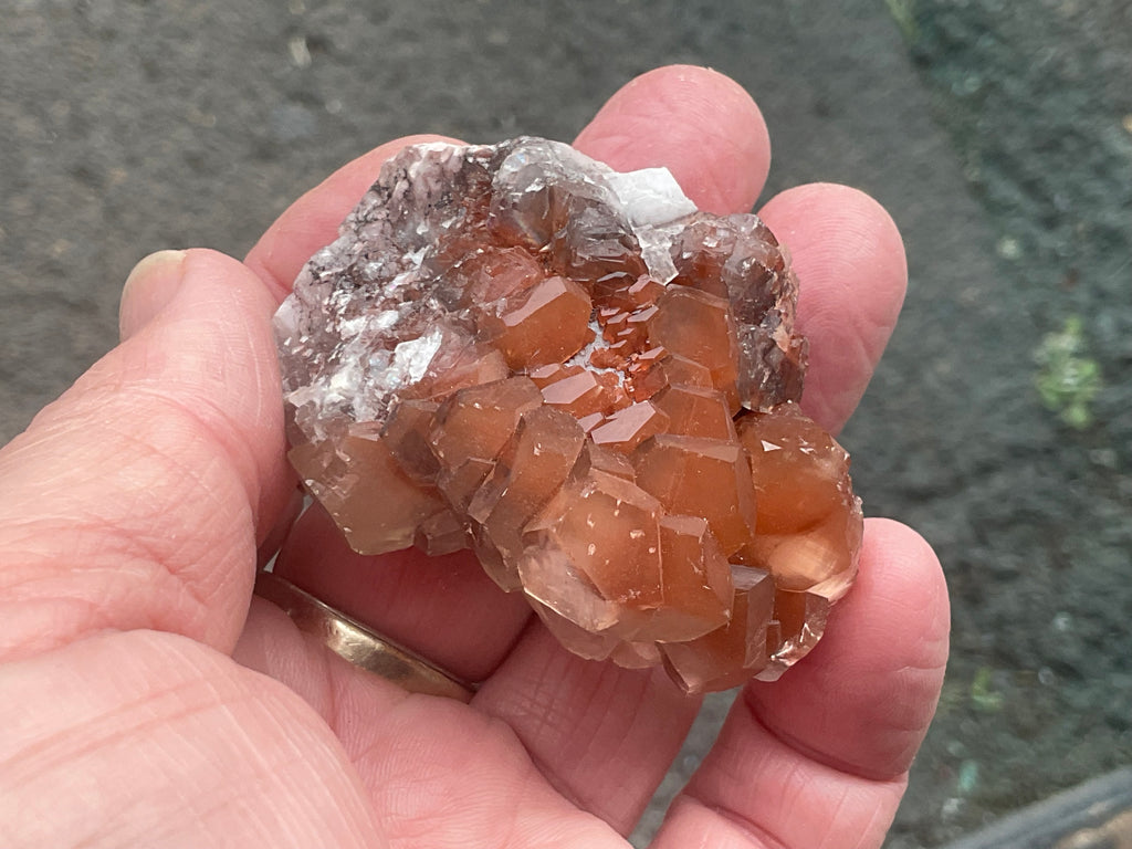 70g Red Pagoda Calcite Specimen 5A from Hubei, China