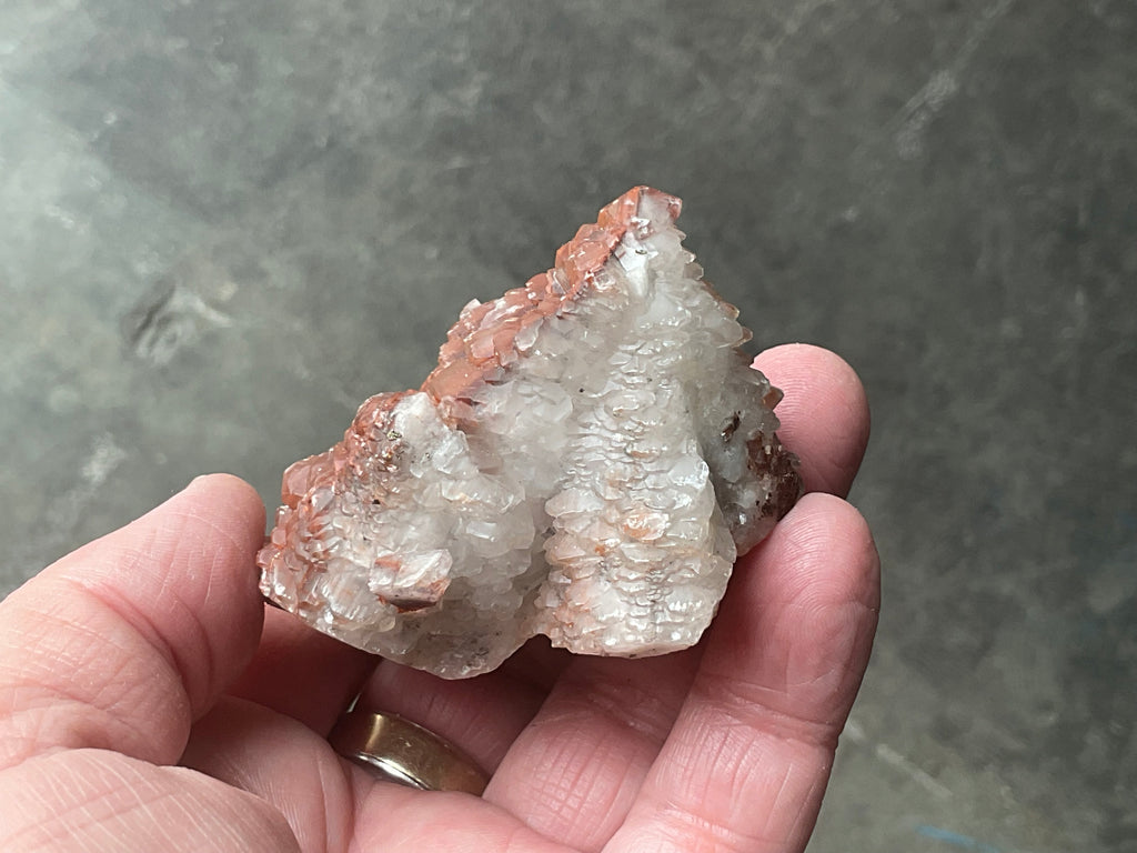 136g Red Pagoda Calcite Specimen 5C from Hubei, China