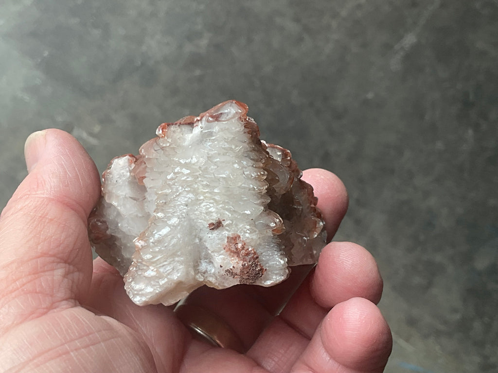 136g Red Pagoda Calcite Specimen 5C from Hubei, China