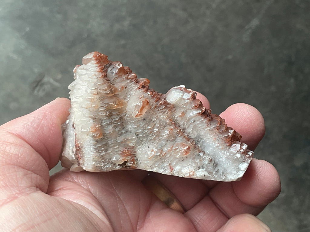 136g Red Pagoda Calcite Specimen 5C from Hubei, China