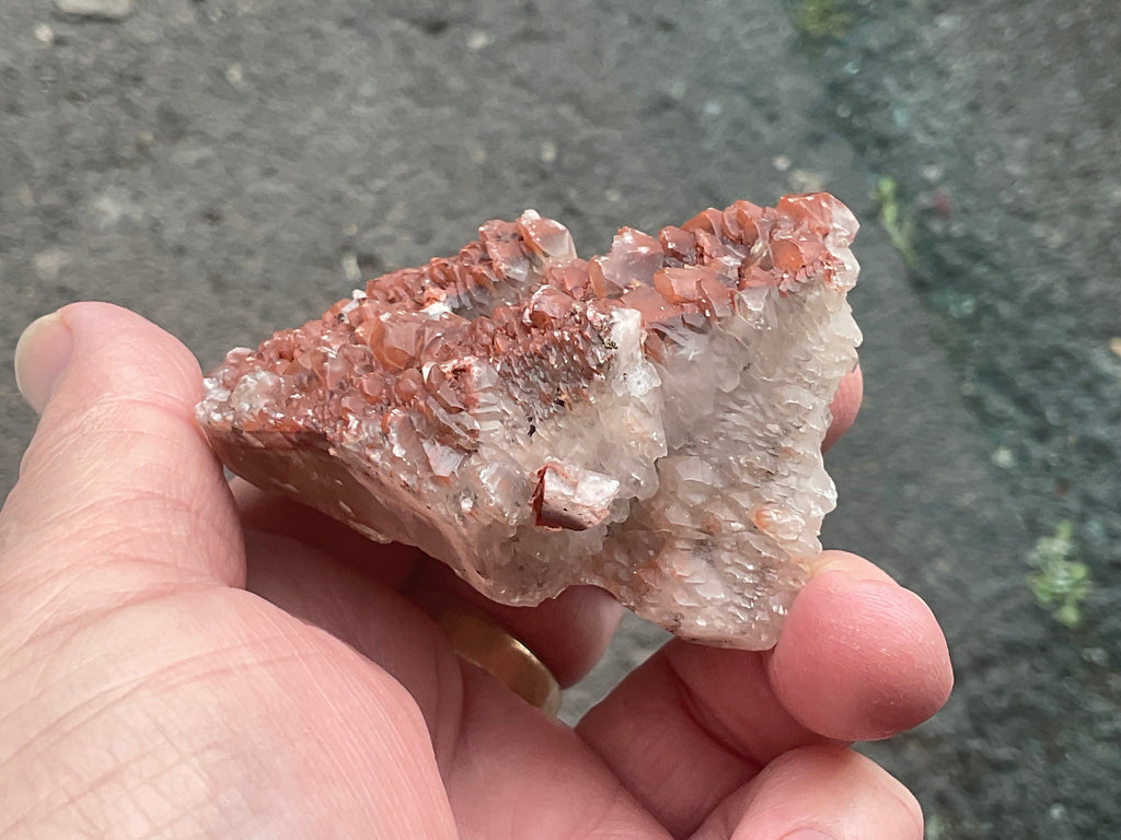 136g Red Pagoda Calcite Specimen 5C from Hubei, China