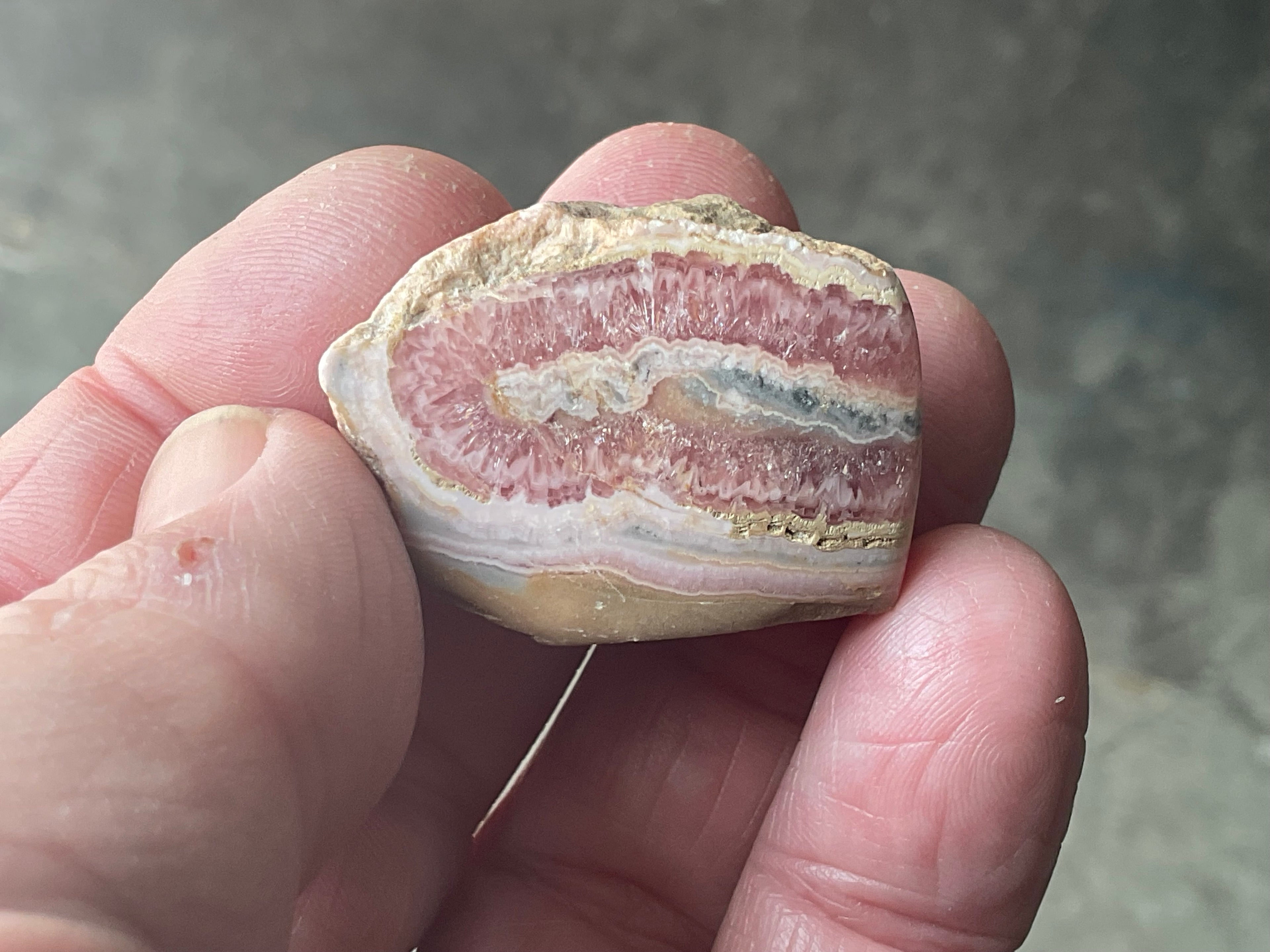 28g Rhodochrosite Polished Specimen 1A