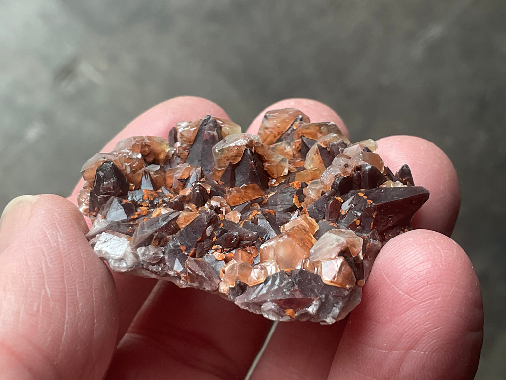 26g Hematite Stained Red Calcite
