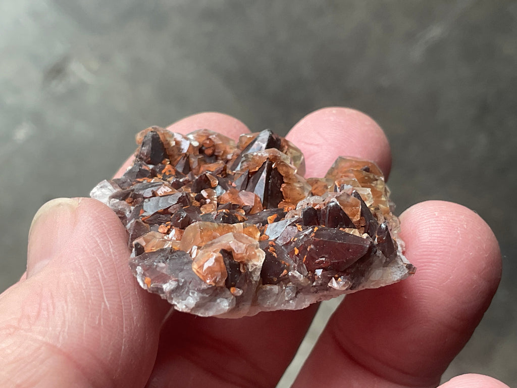 26g Hematite Stained Red Calcite