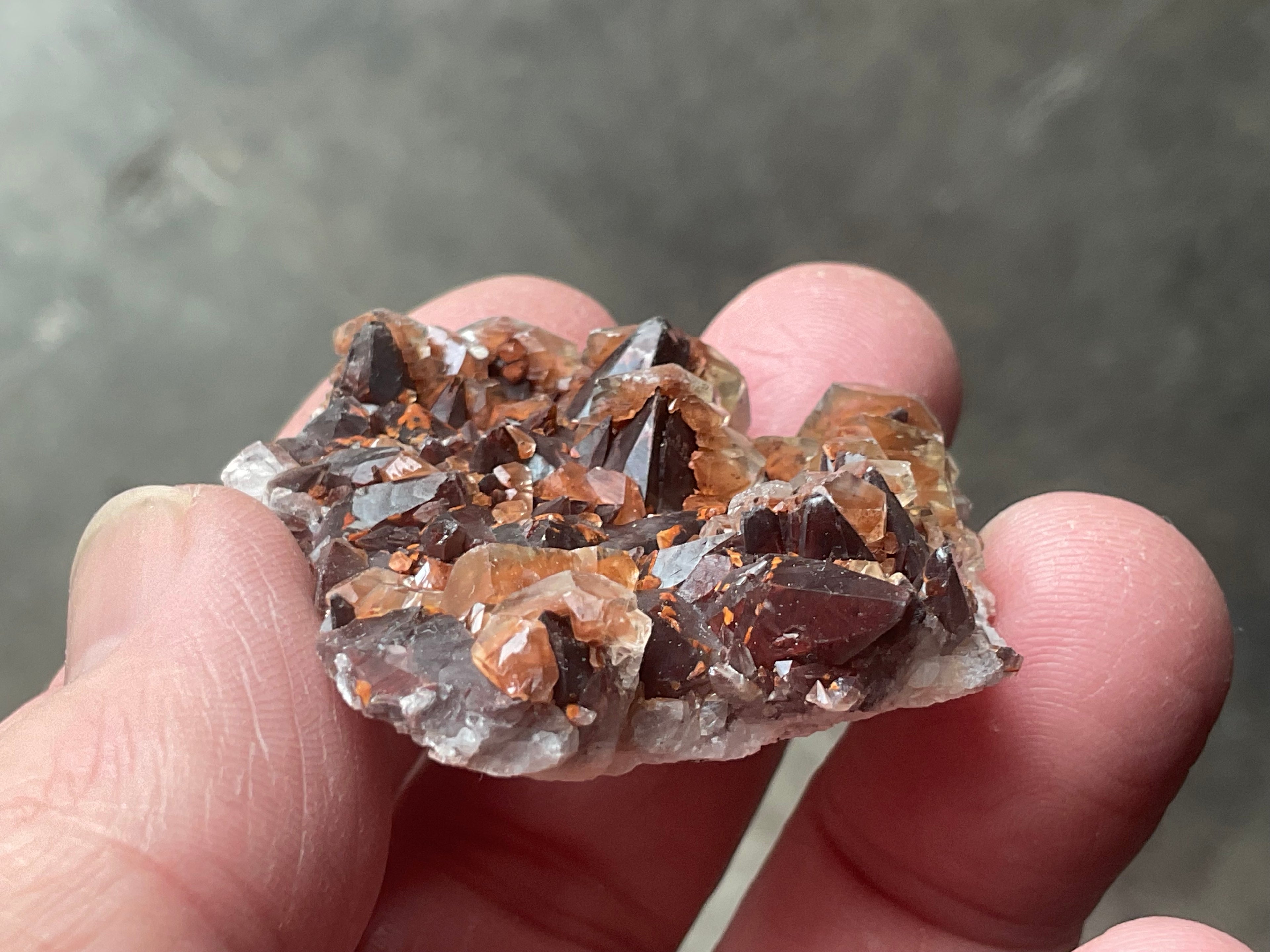 26g Hematite Stained Red Calcite