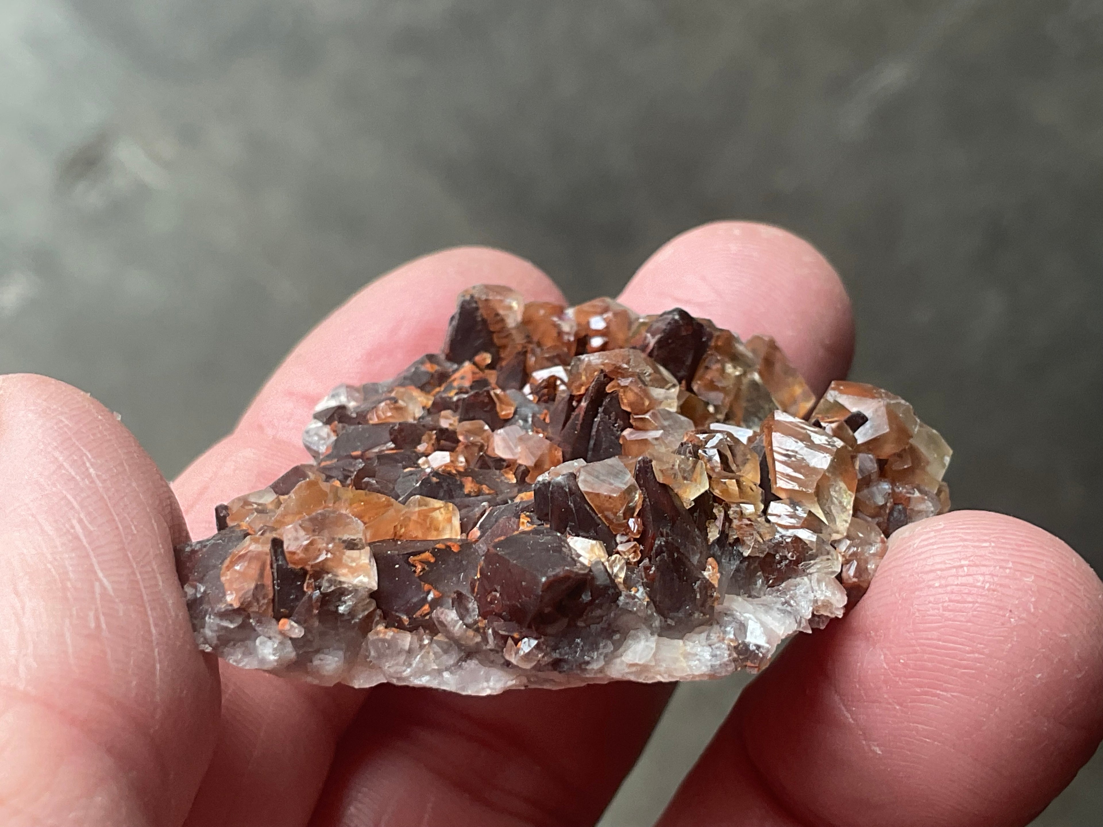 26g Hematite Stained Red Calcite