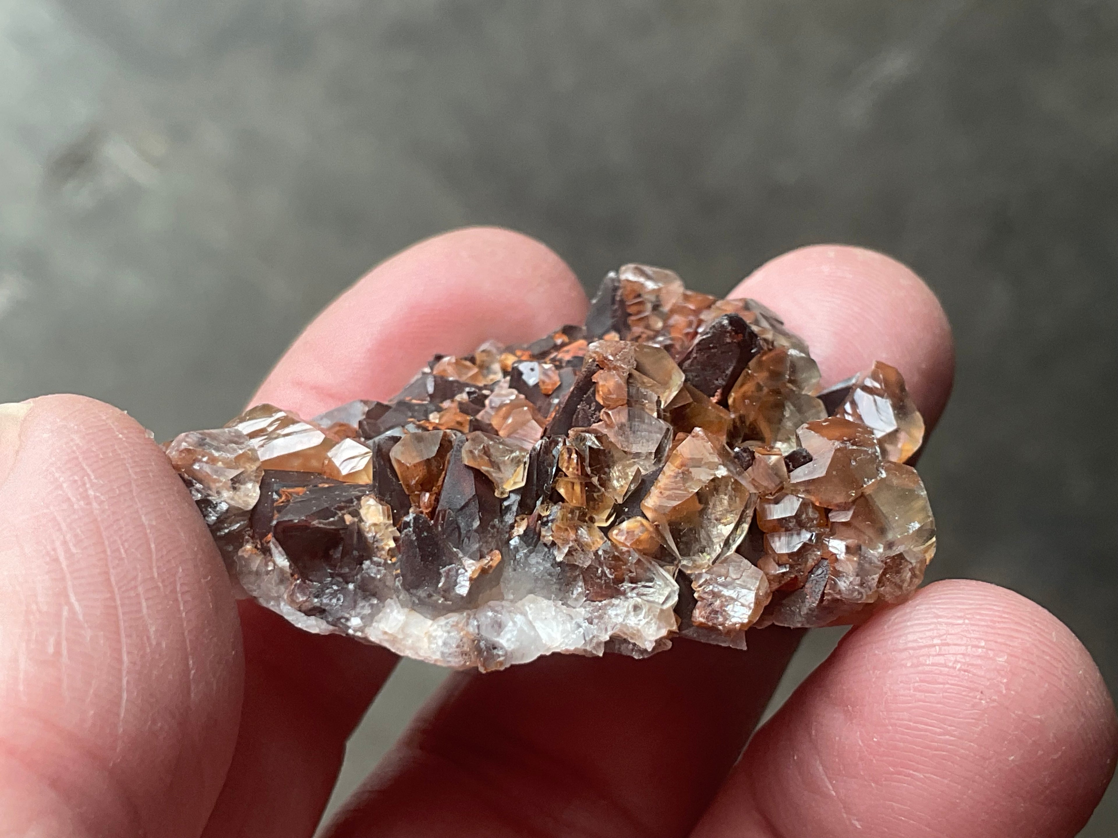 26g Hematite Stained Red Calcite