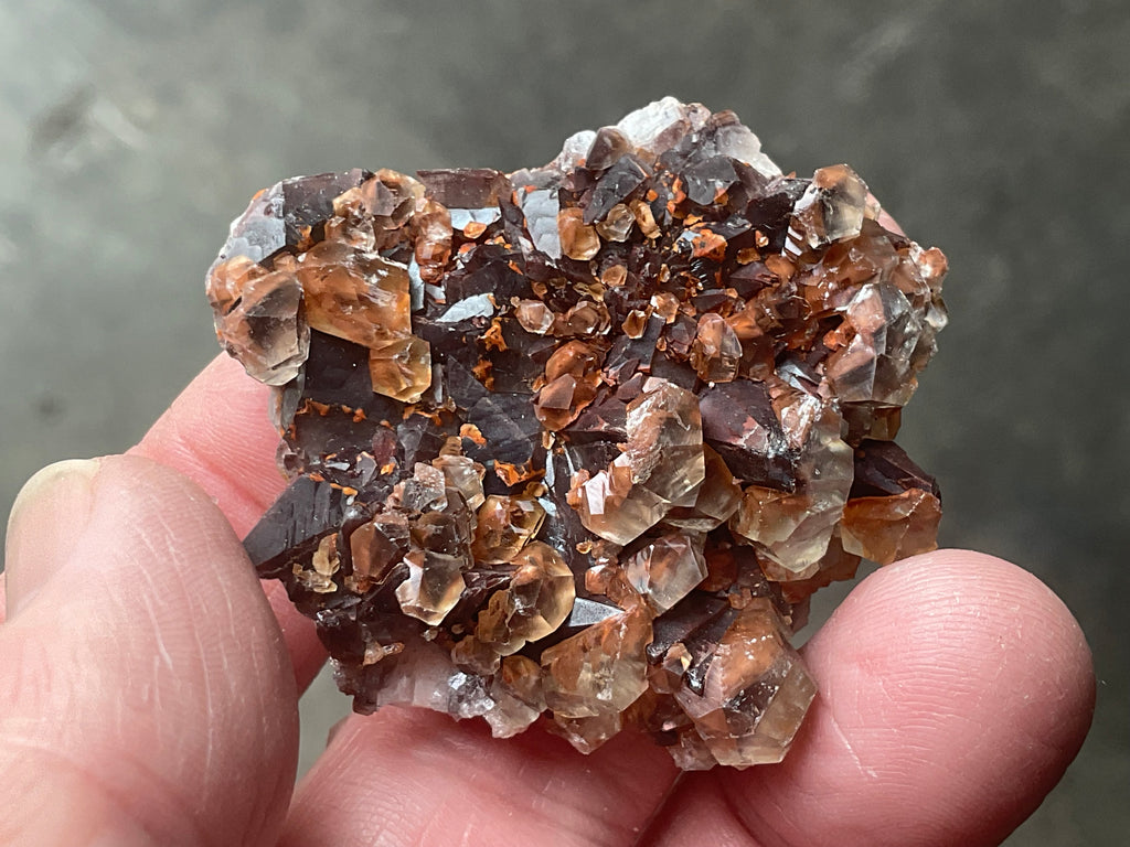 26g Hematite Stained Red Calcite