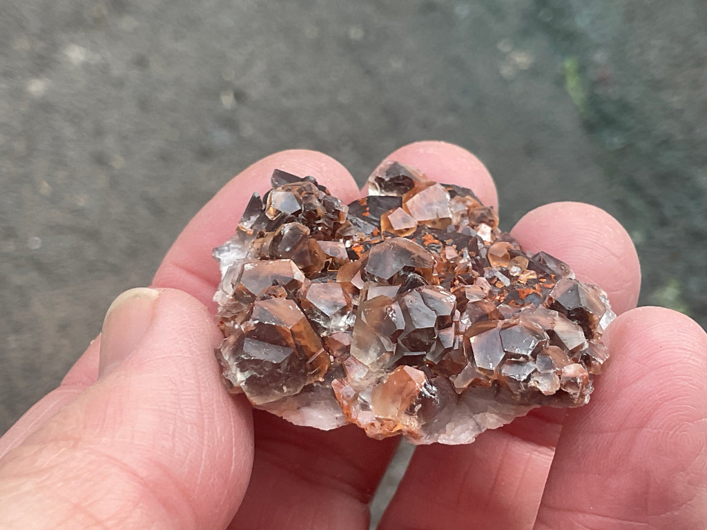 26g Hematite Stained Red Calcite