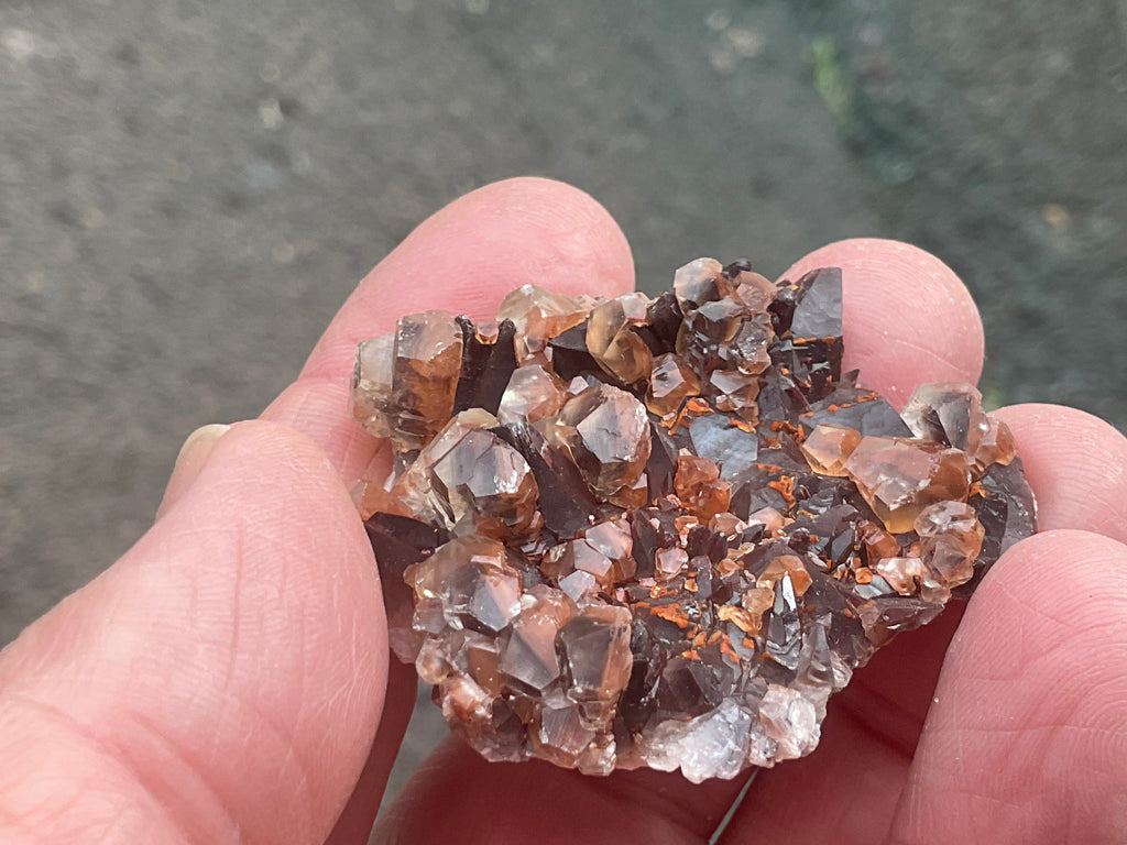 26g Hematite Stained Red Calcite