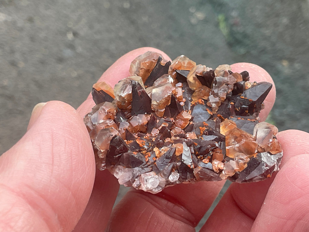 26g Hematite Stained Red Calcite