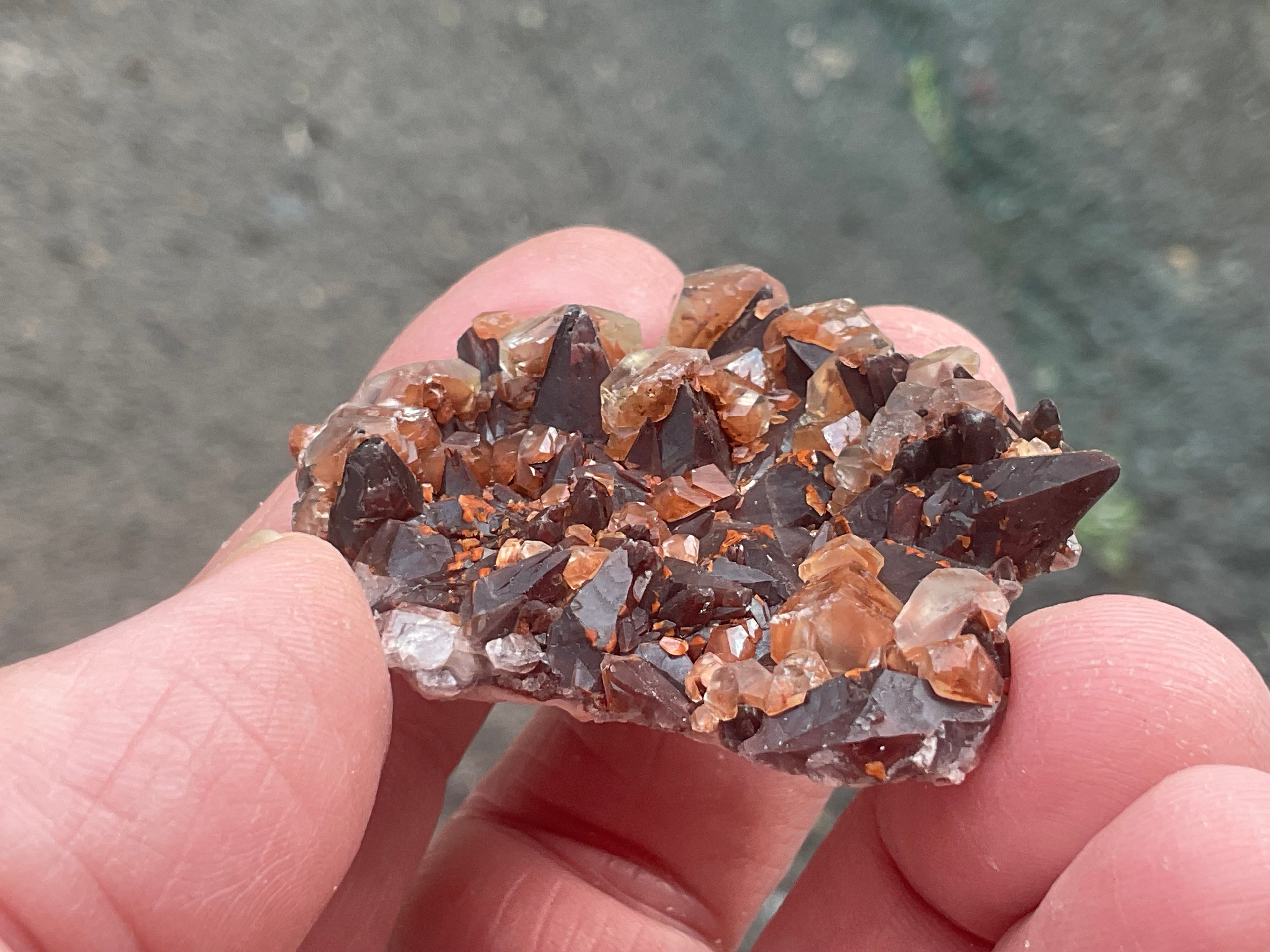 26g Hematite Stained Red Calcite