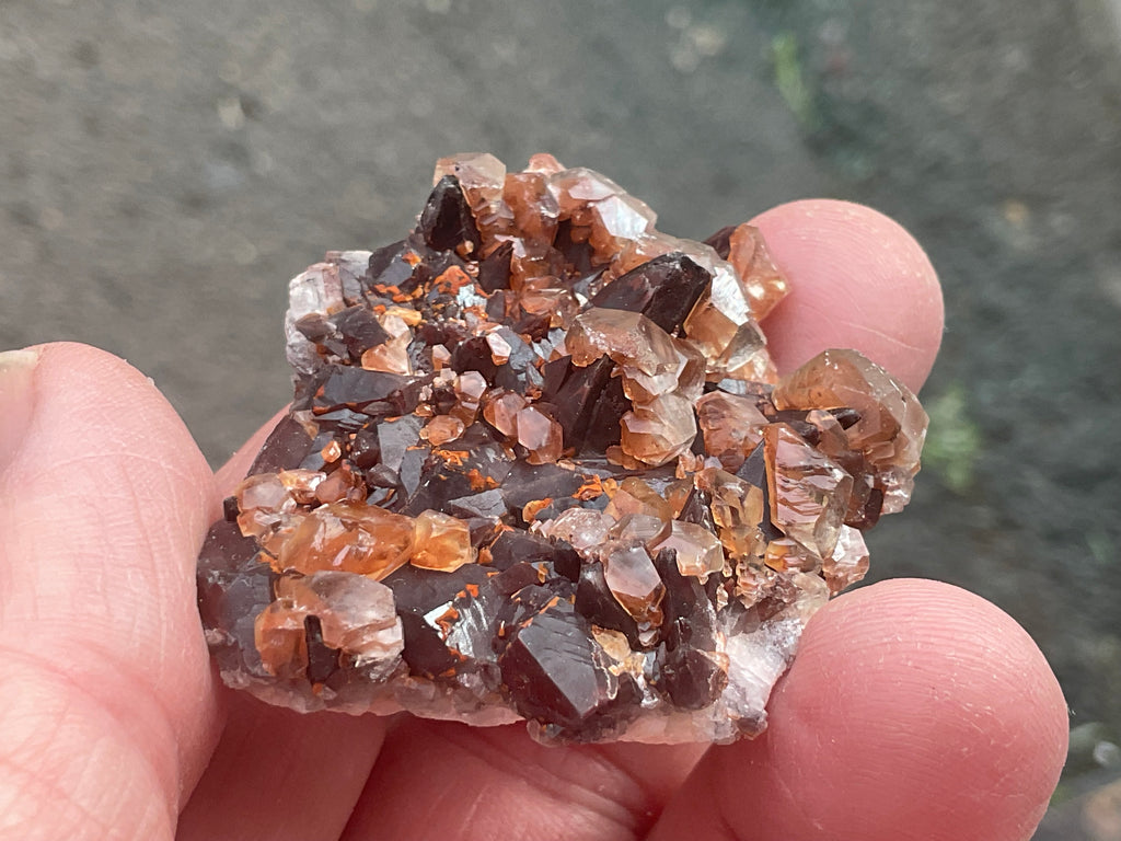 26g Hematite Stained Red Calcite