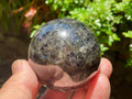 214g Iolite with Apatite Sphere 2A