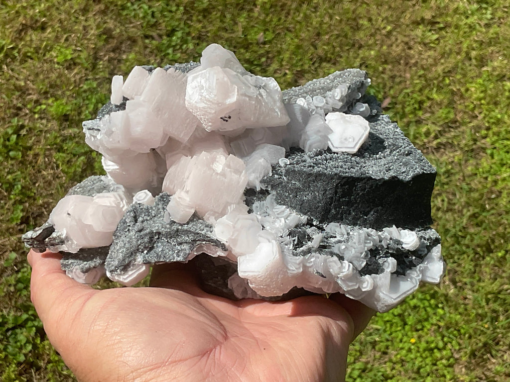 RESERVED FOR CHRISTIAN **1.433kg “Pink Coin” Calcite Specimen from Fujian, China