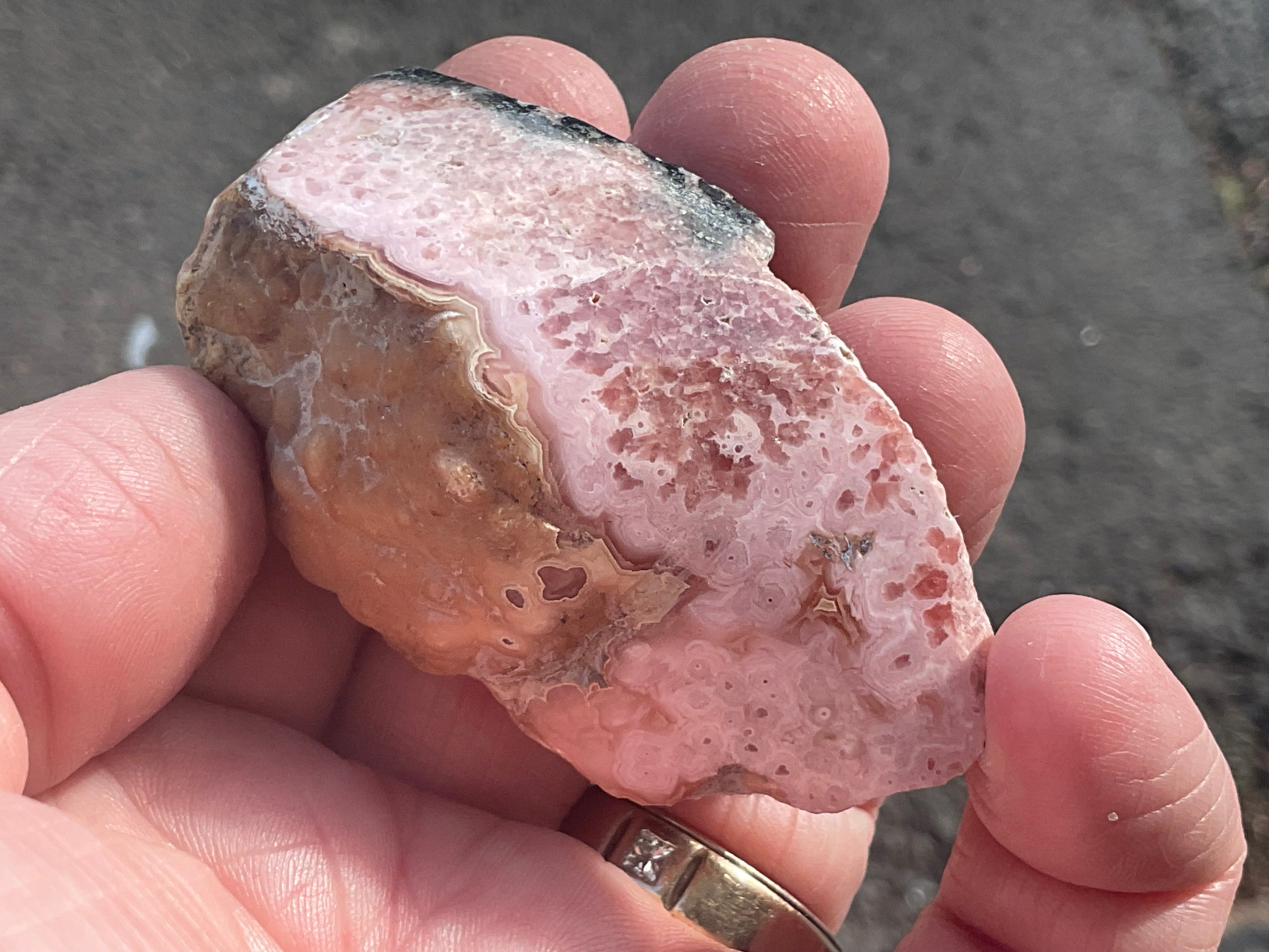 72g Rhodochrosite Polished Specimen 3B