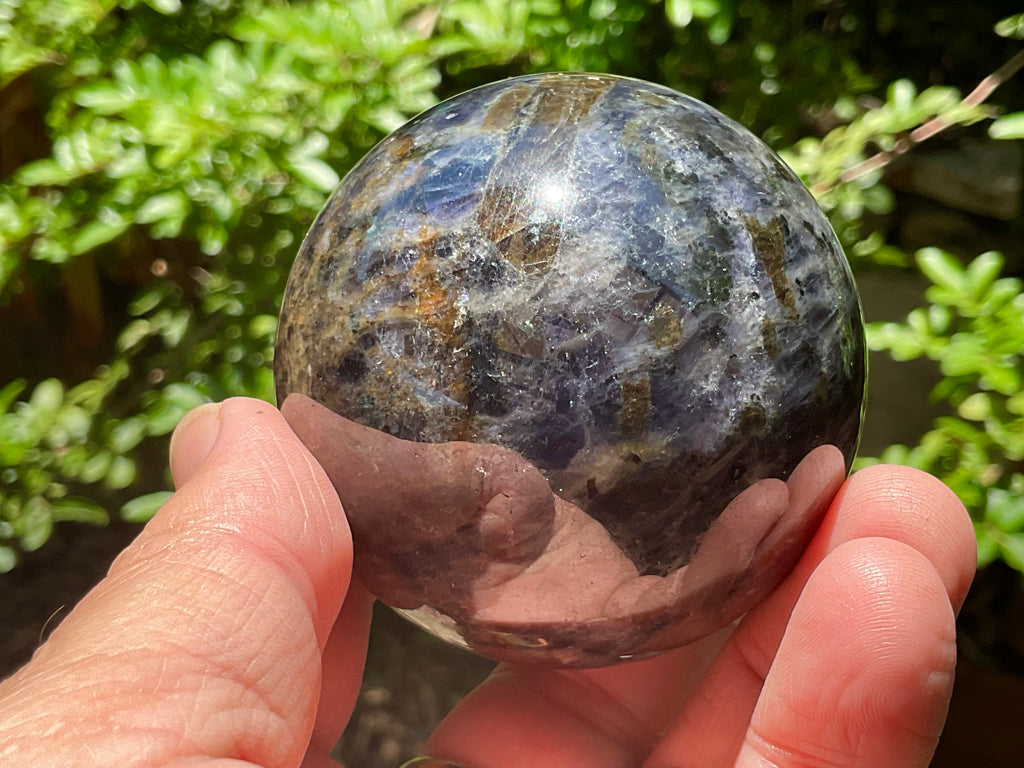 350g Iolote with Apatite Sphere 4A