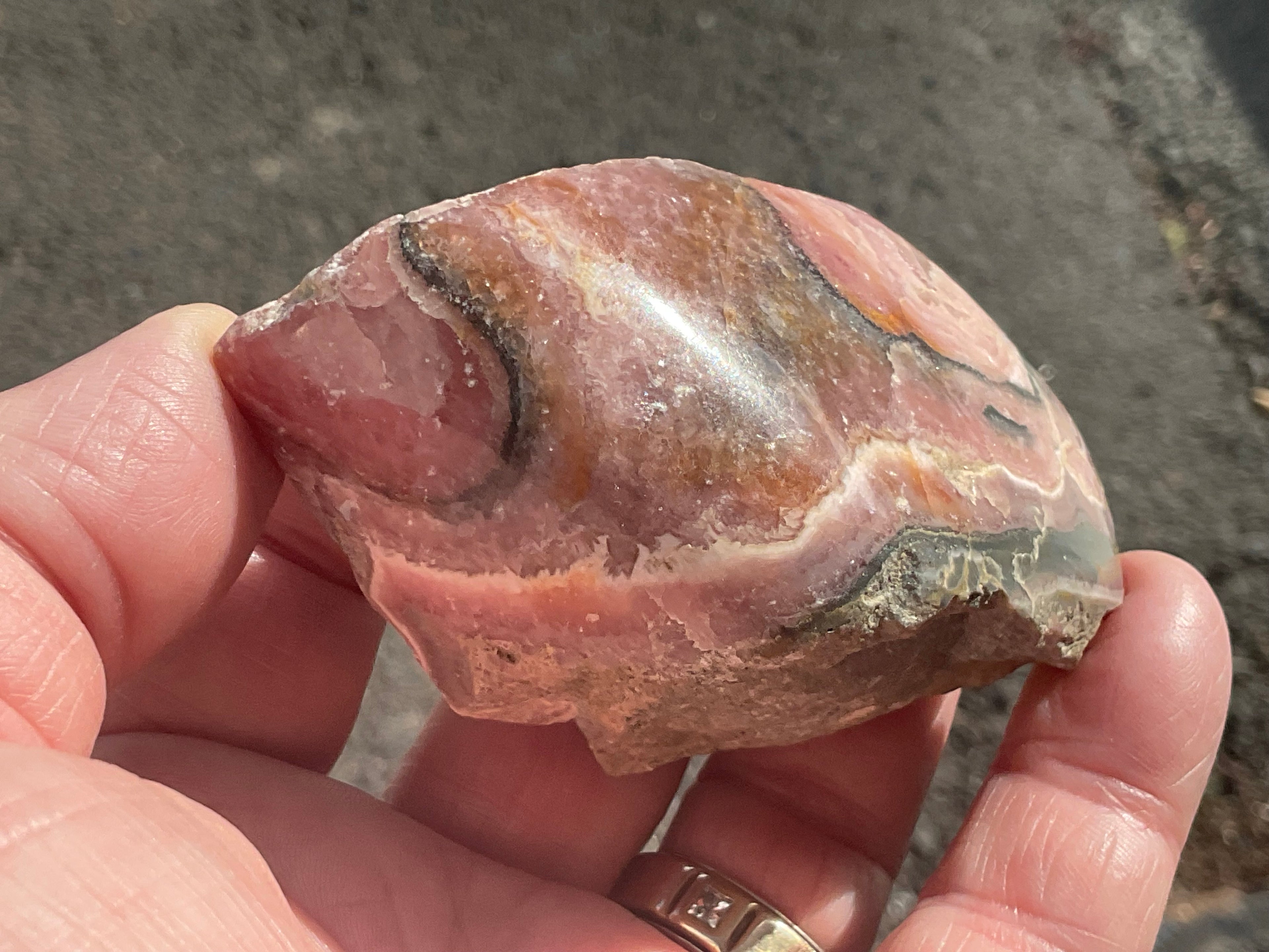 178g Rhodochrosite Polished Specimen 3C