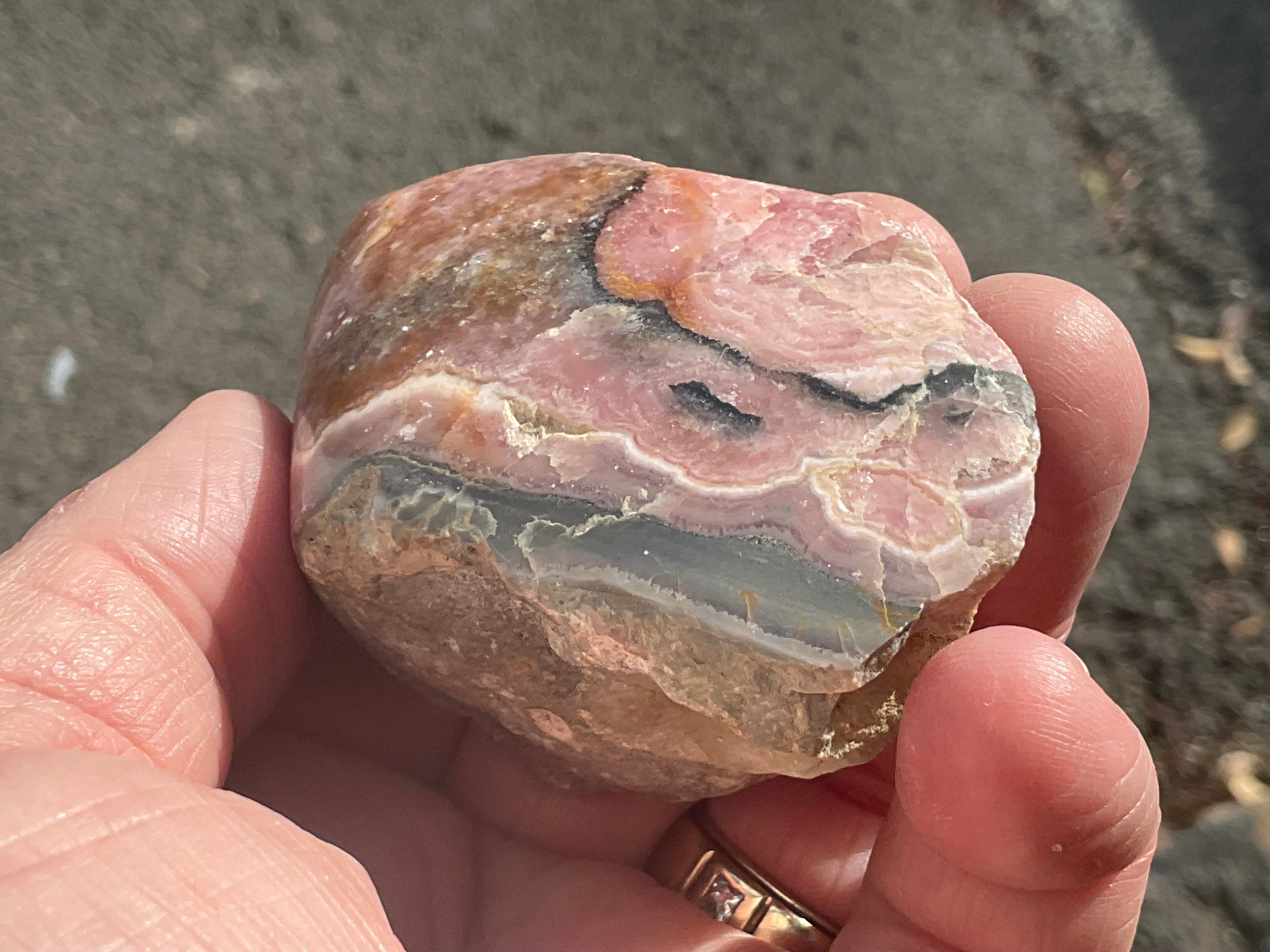 178g Rhodochrosite Polished Specimen 3C
