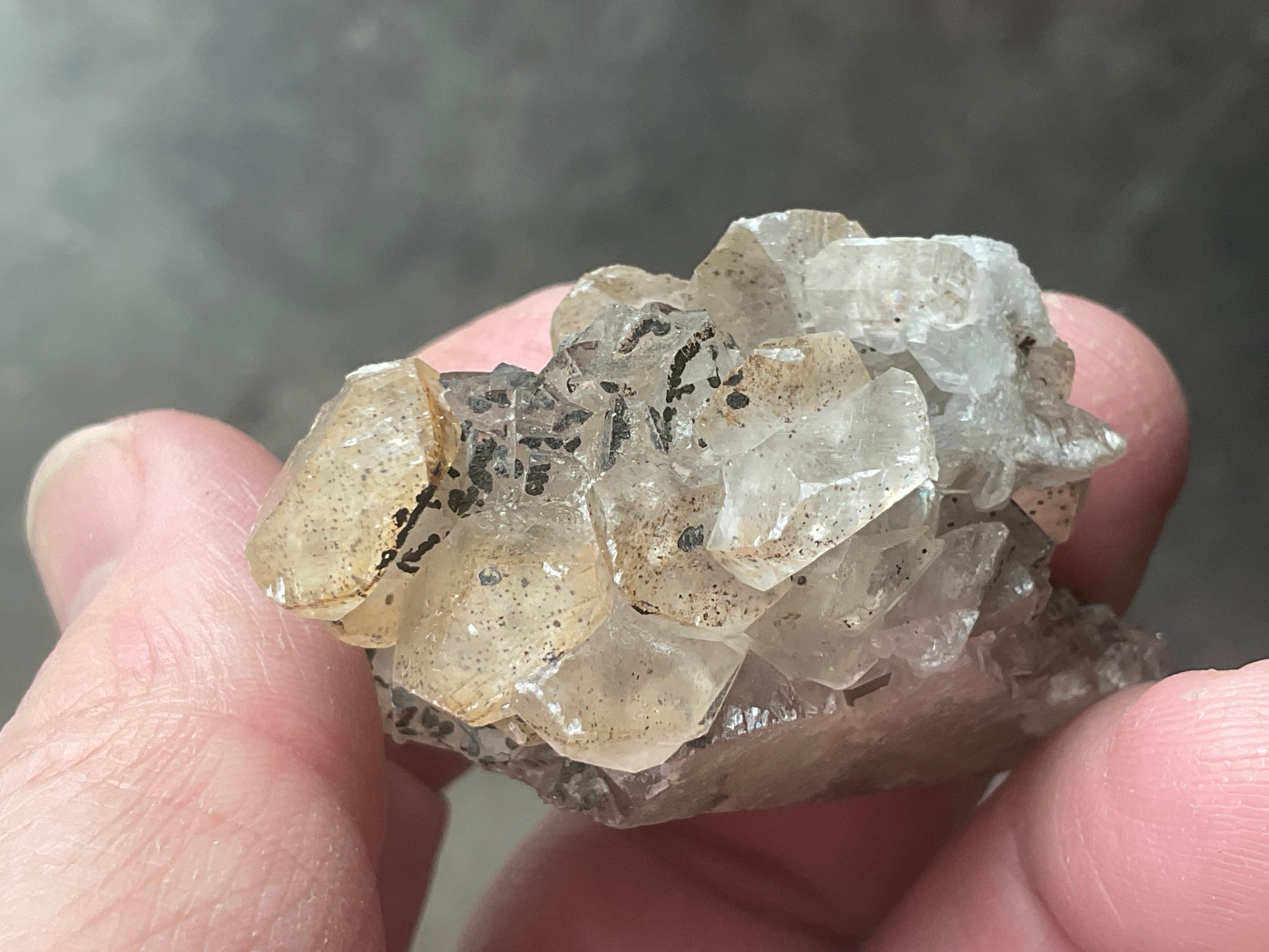 56g Dual Calcite Specimen from Hunan, China