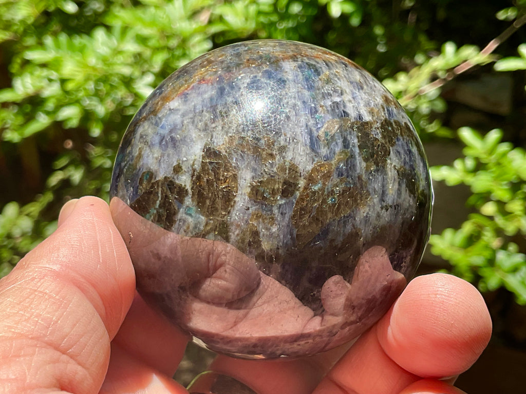 350g Iolote with Apatite Sphere 4A