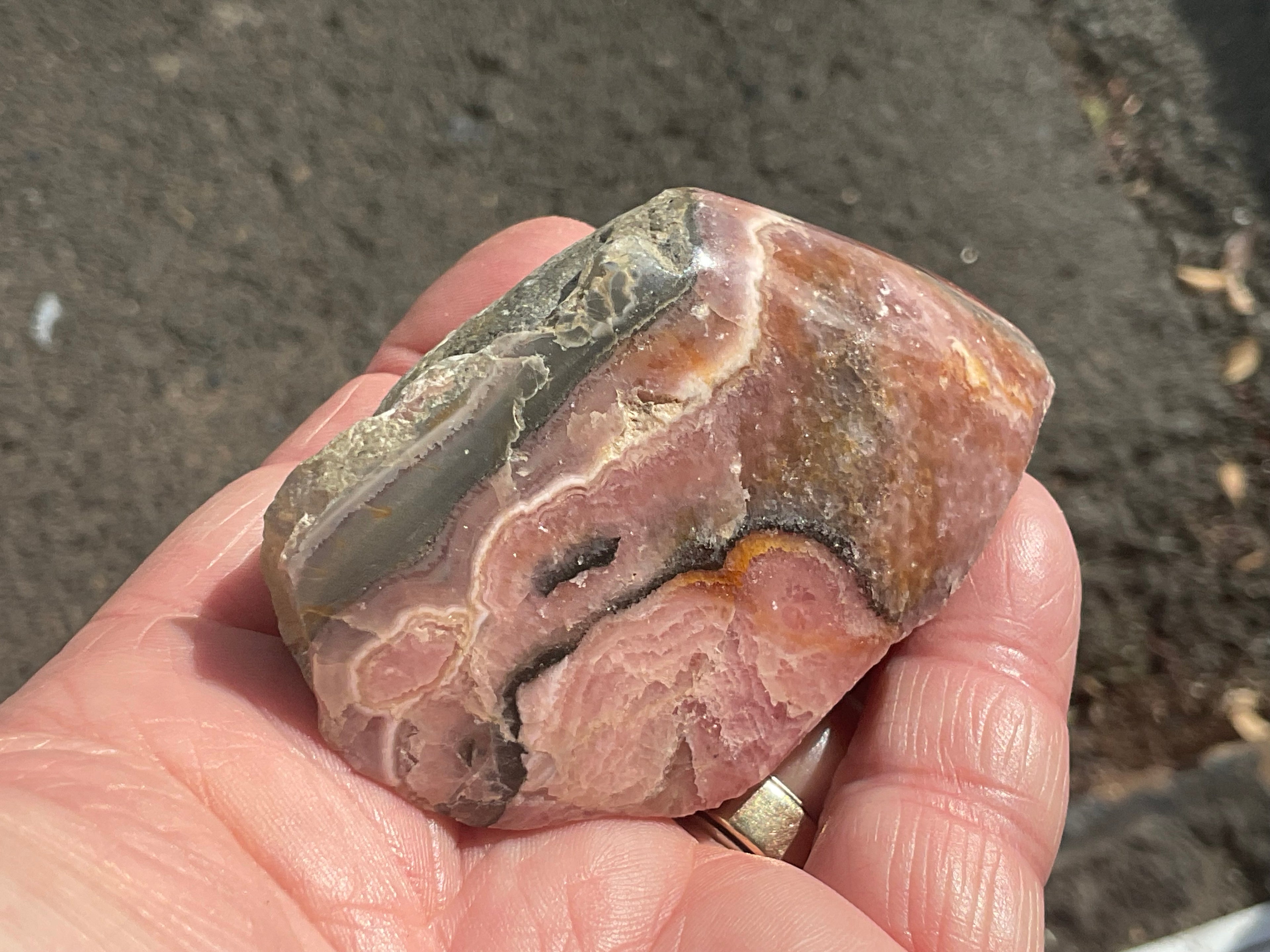 178g Rhodochrosite Polished Specimen 3C