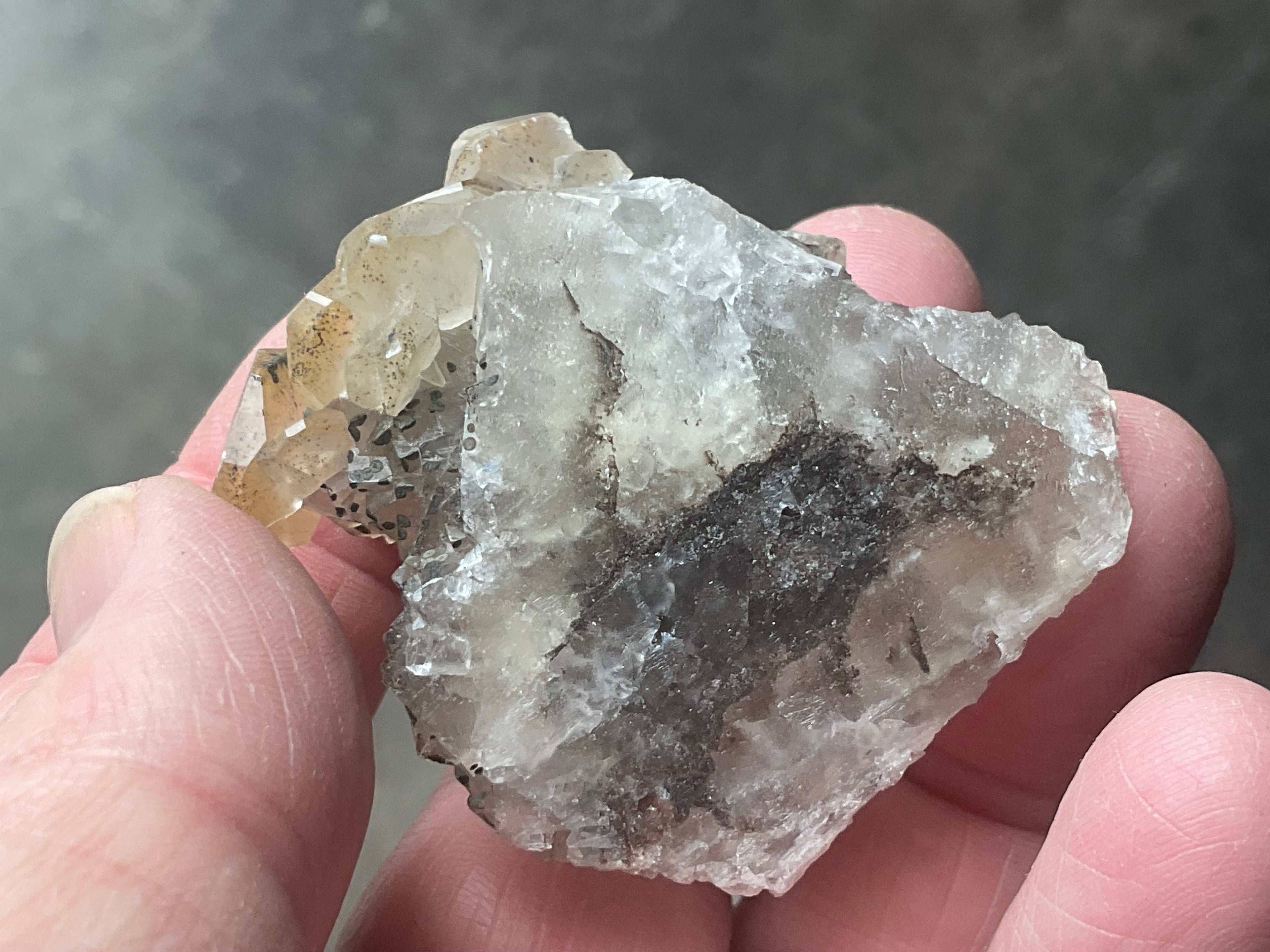56g Dual Calcite Specimen from Hunan, China