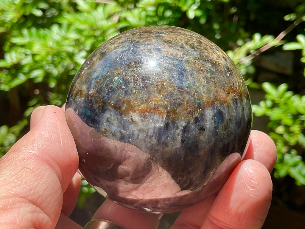 350g Iolote with Apatite Sphere 4A