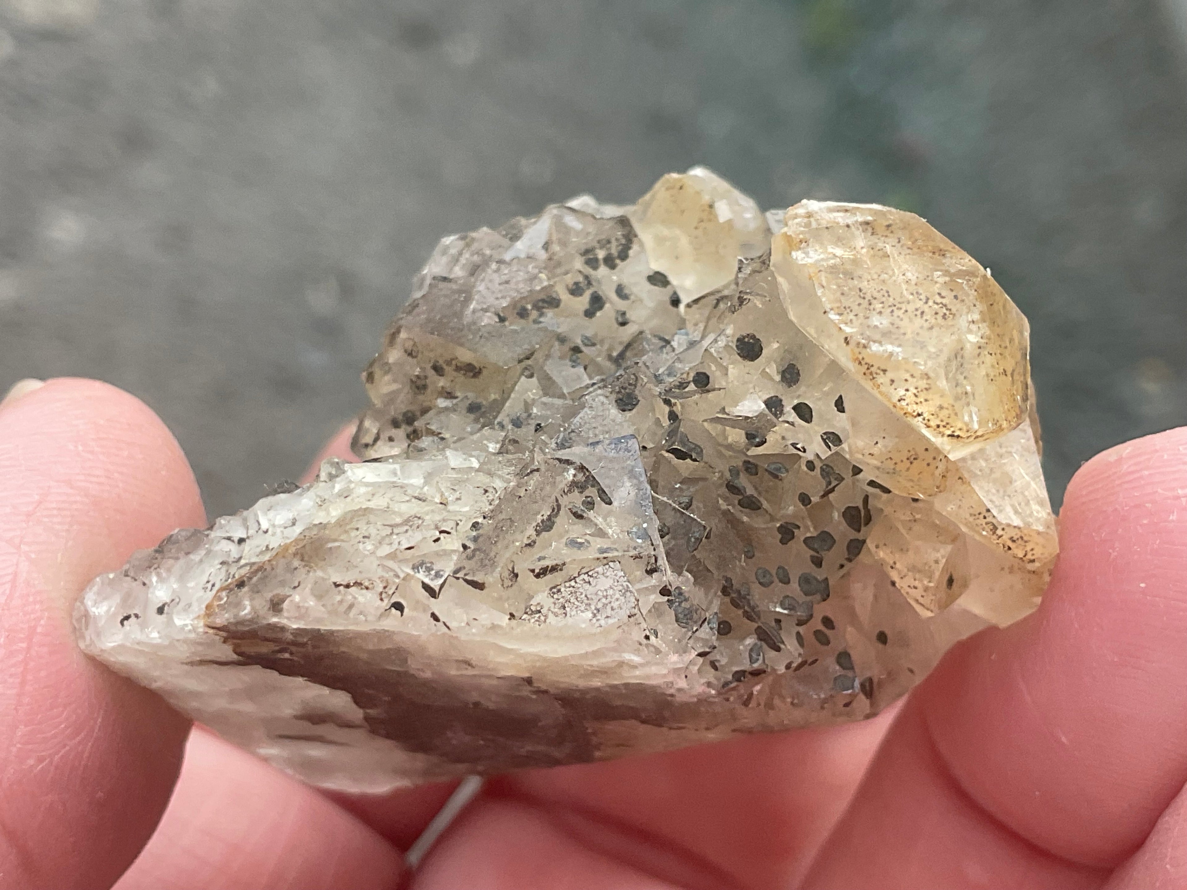 56g Dual Calcite Specimen from Hunan, China