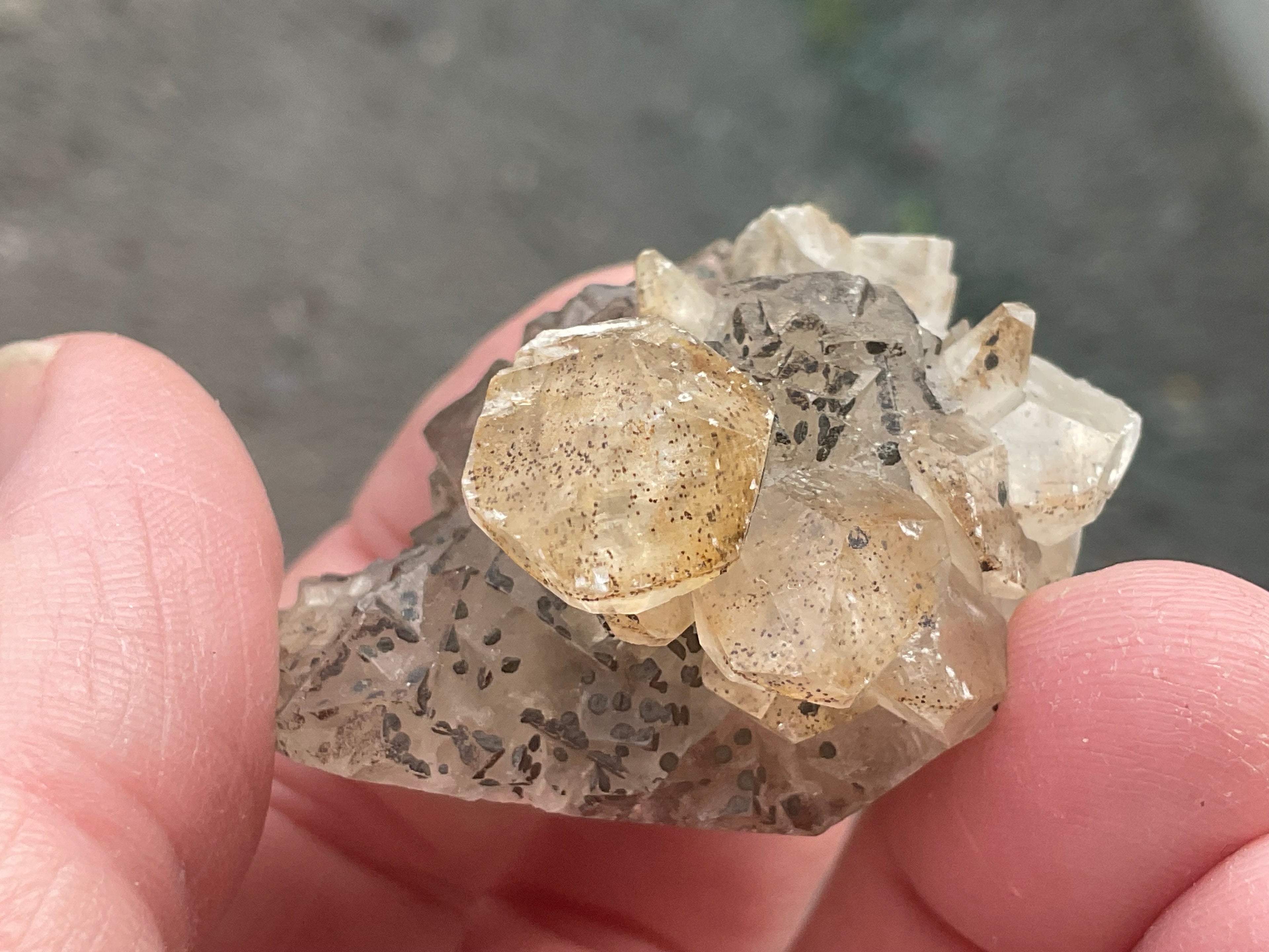56g Dual Calcite Specimen from Hunan, China