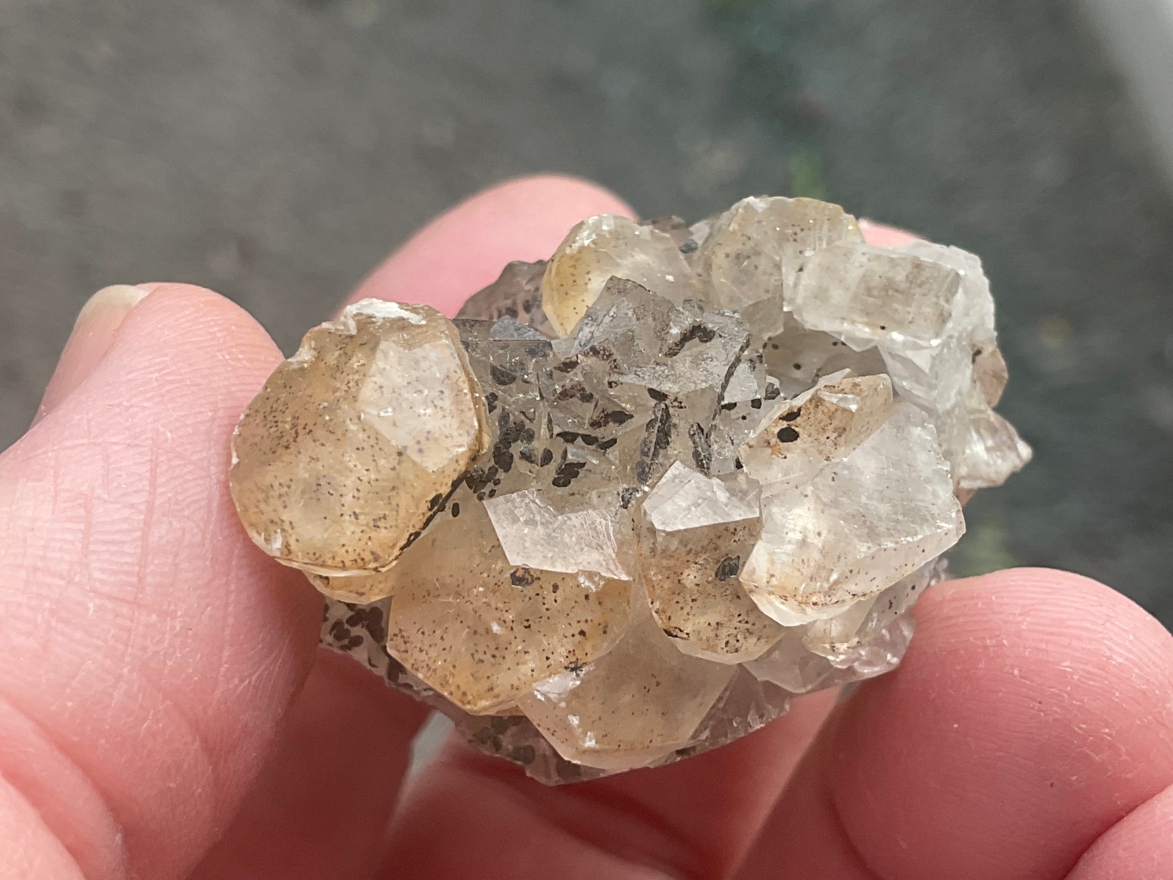 56g Dual Calcite Specimen from Hunan, China