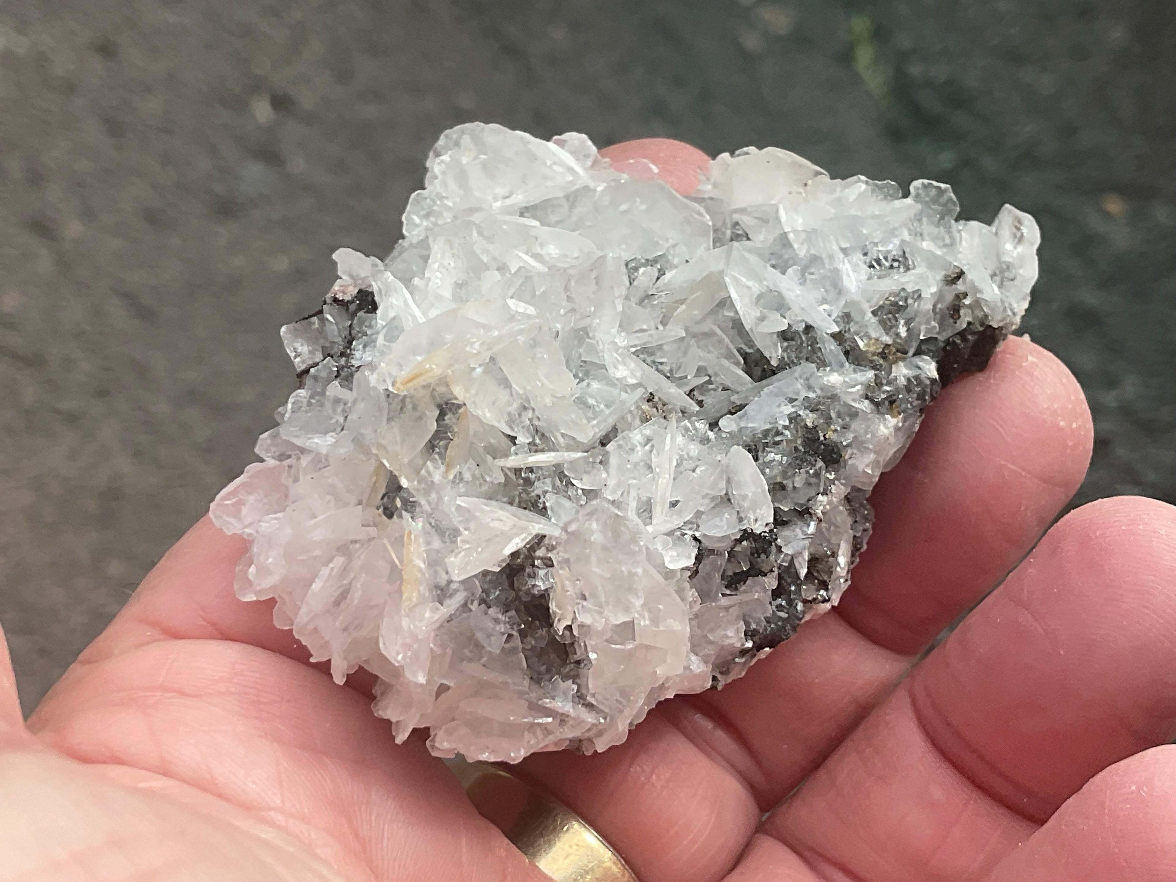 62g Glass Blade Calcite Specimen A