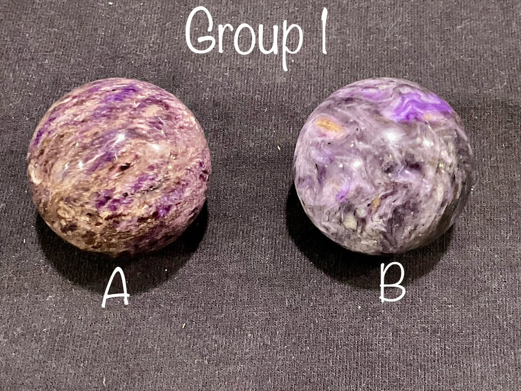 90g Charoite Sphere A