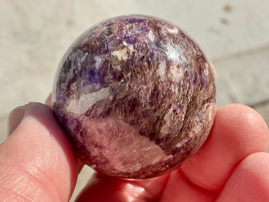 90g Charoite Sphere A