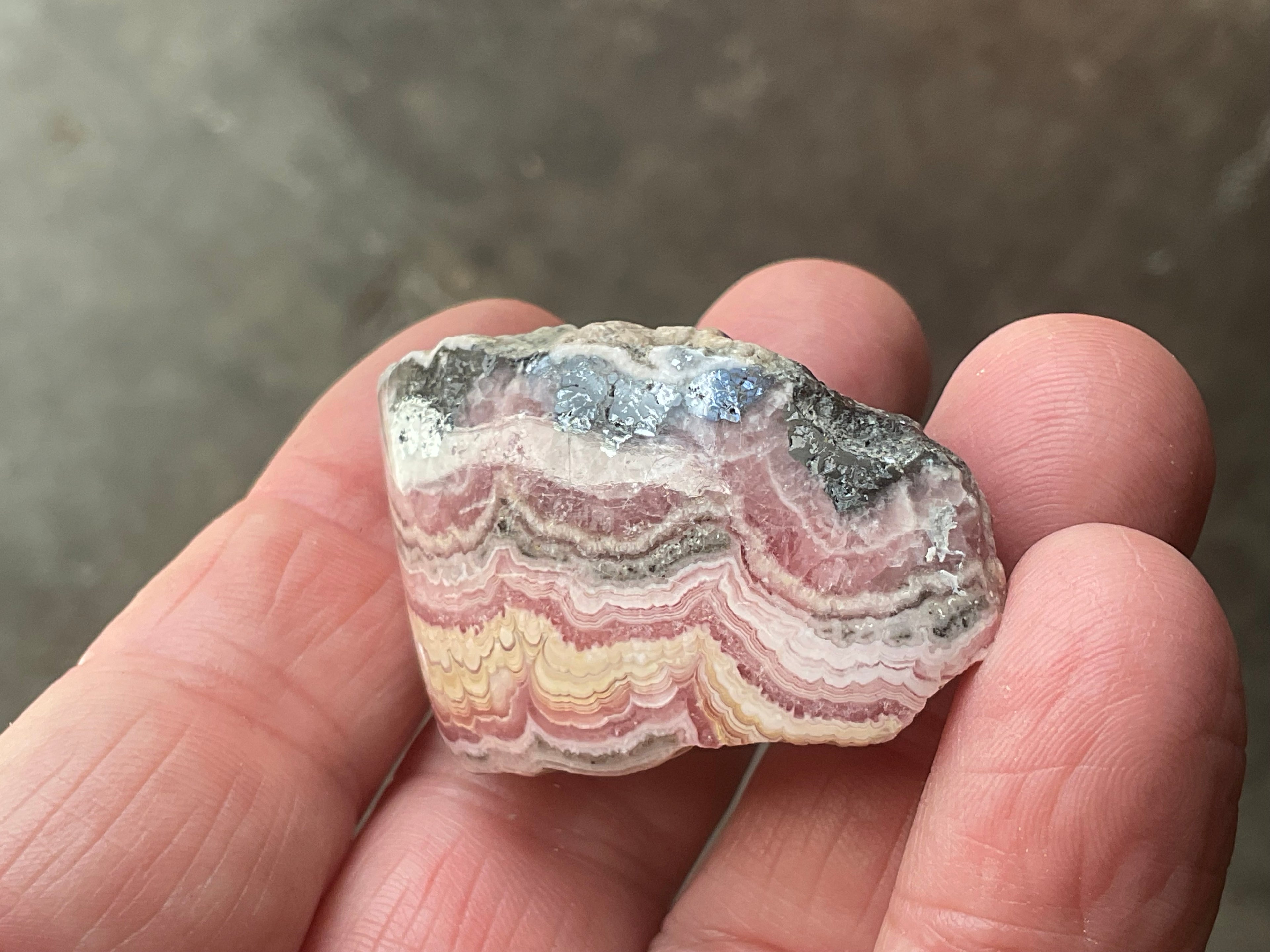 52g Rhodochrosite Polished Specimen 6B