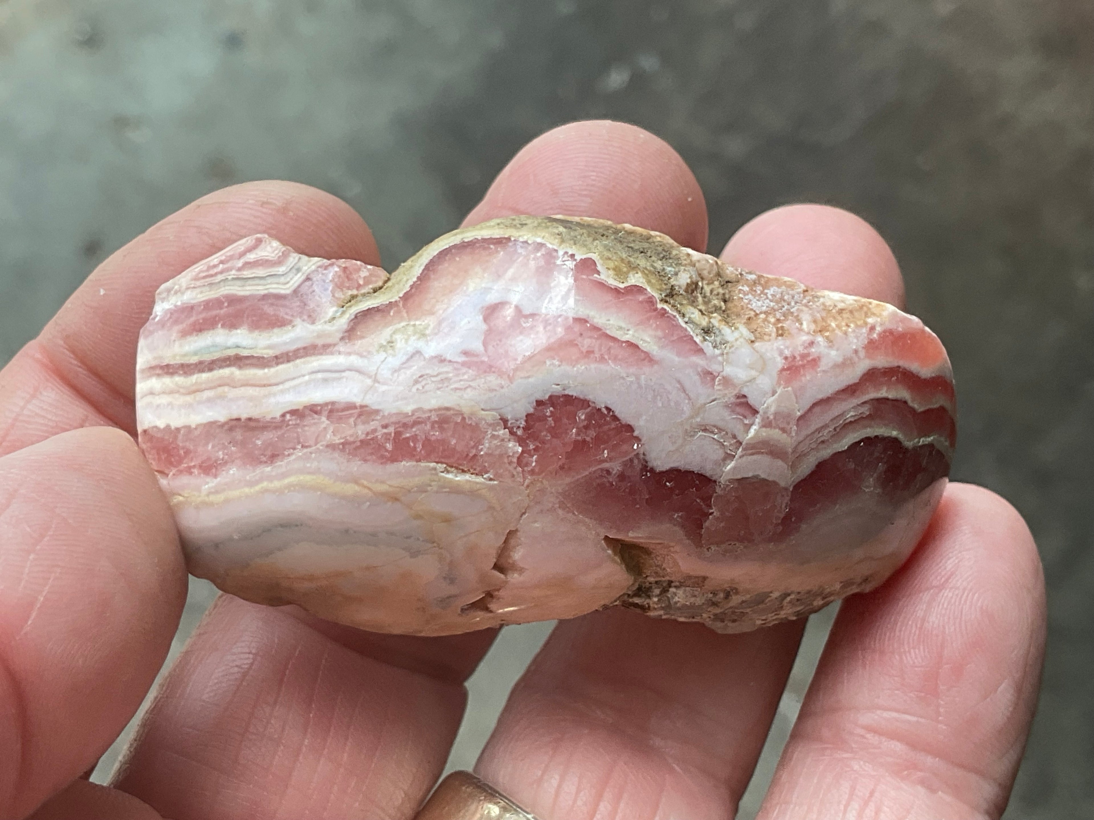 68g Rhodochrosite Polished Specimen 7B