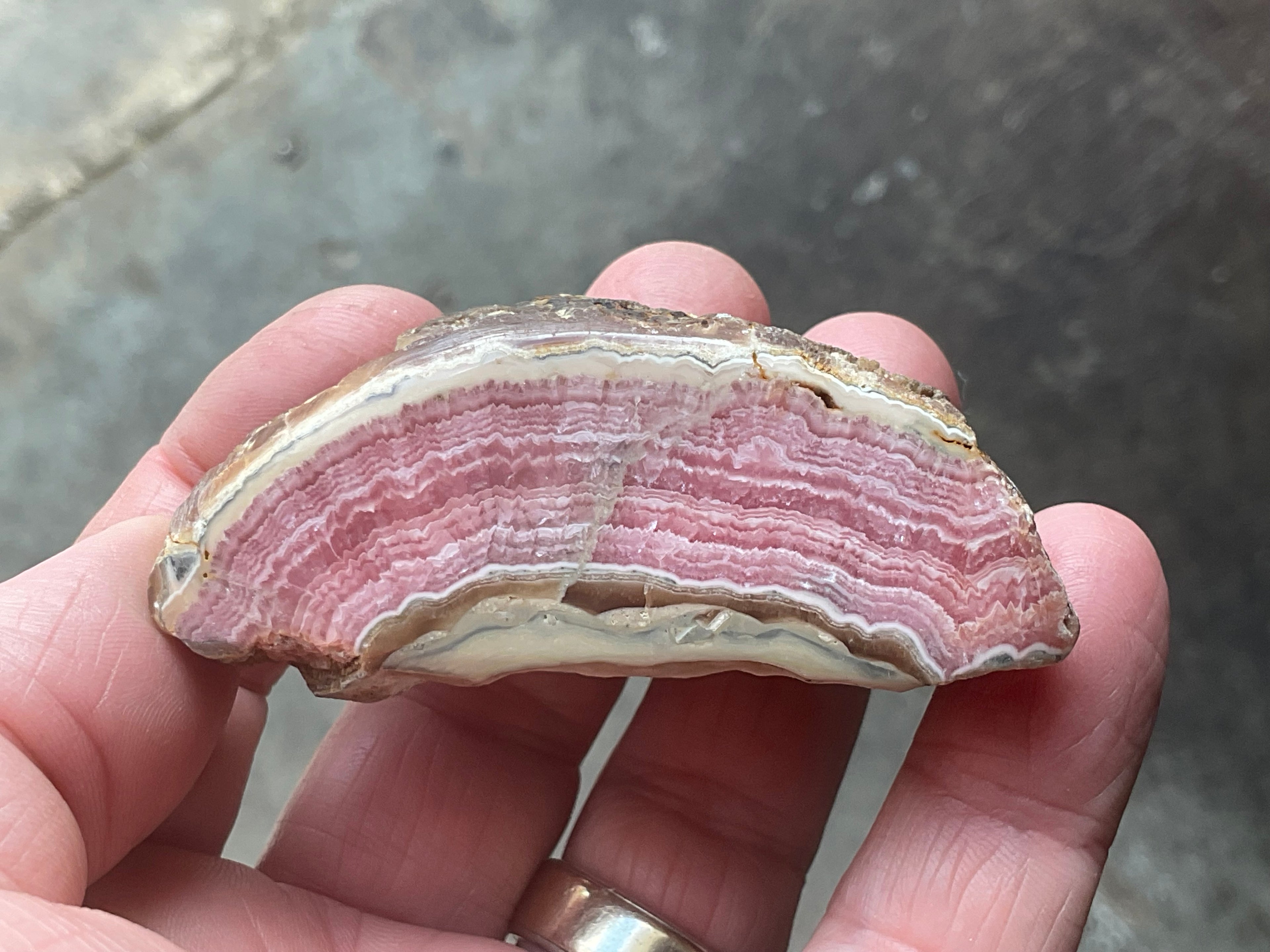 130g Rhodochrosite Polished Specimen 8A