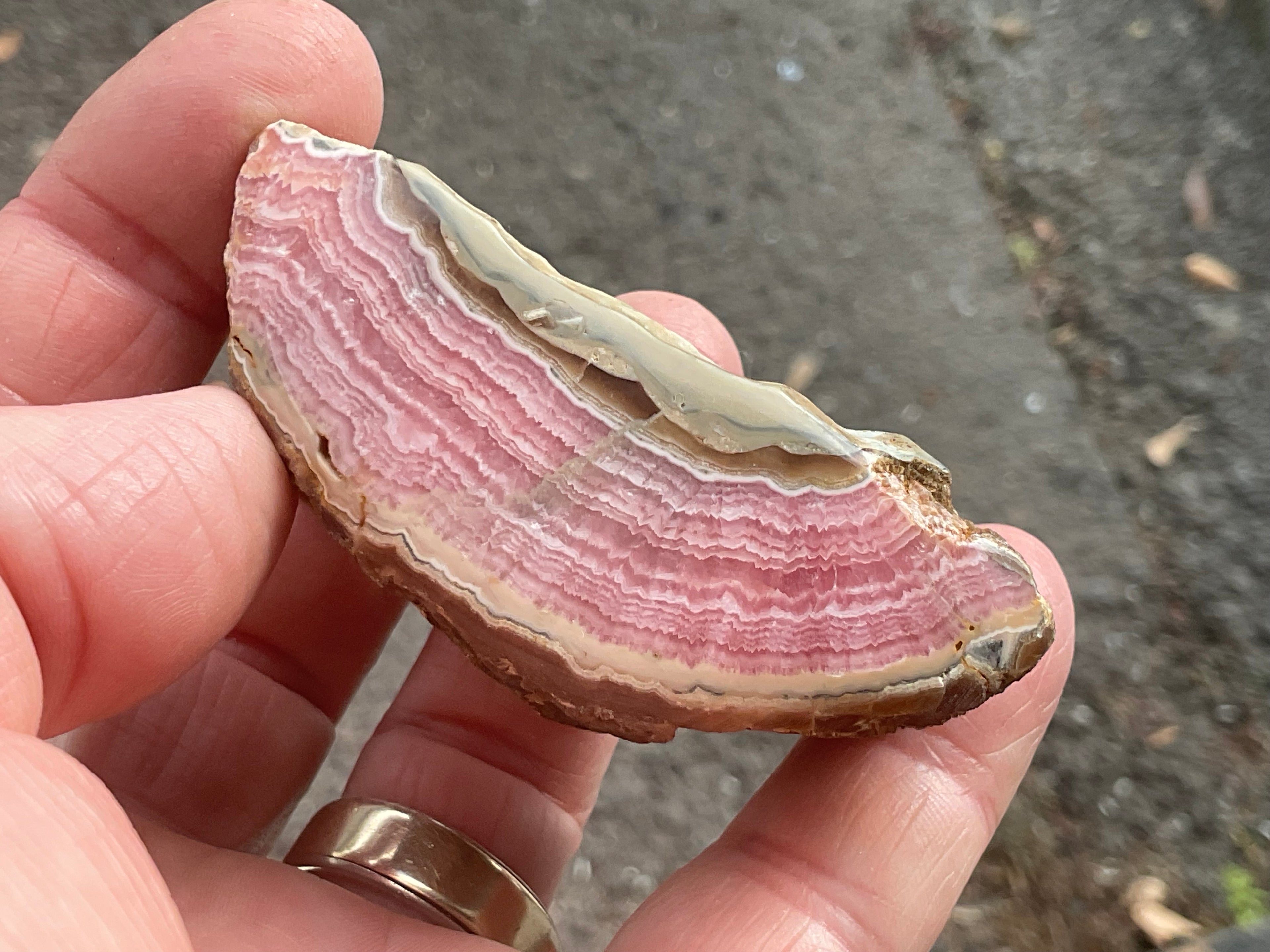 130g Rhodochrosite Polished Specimen 8A