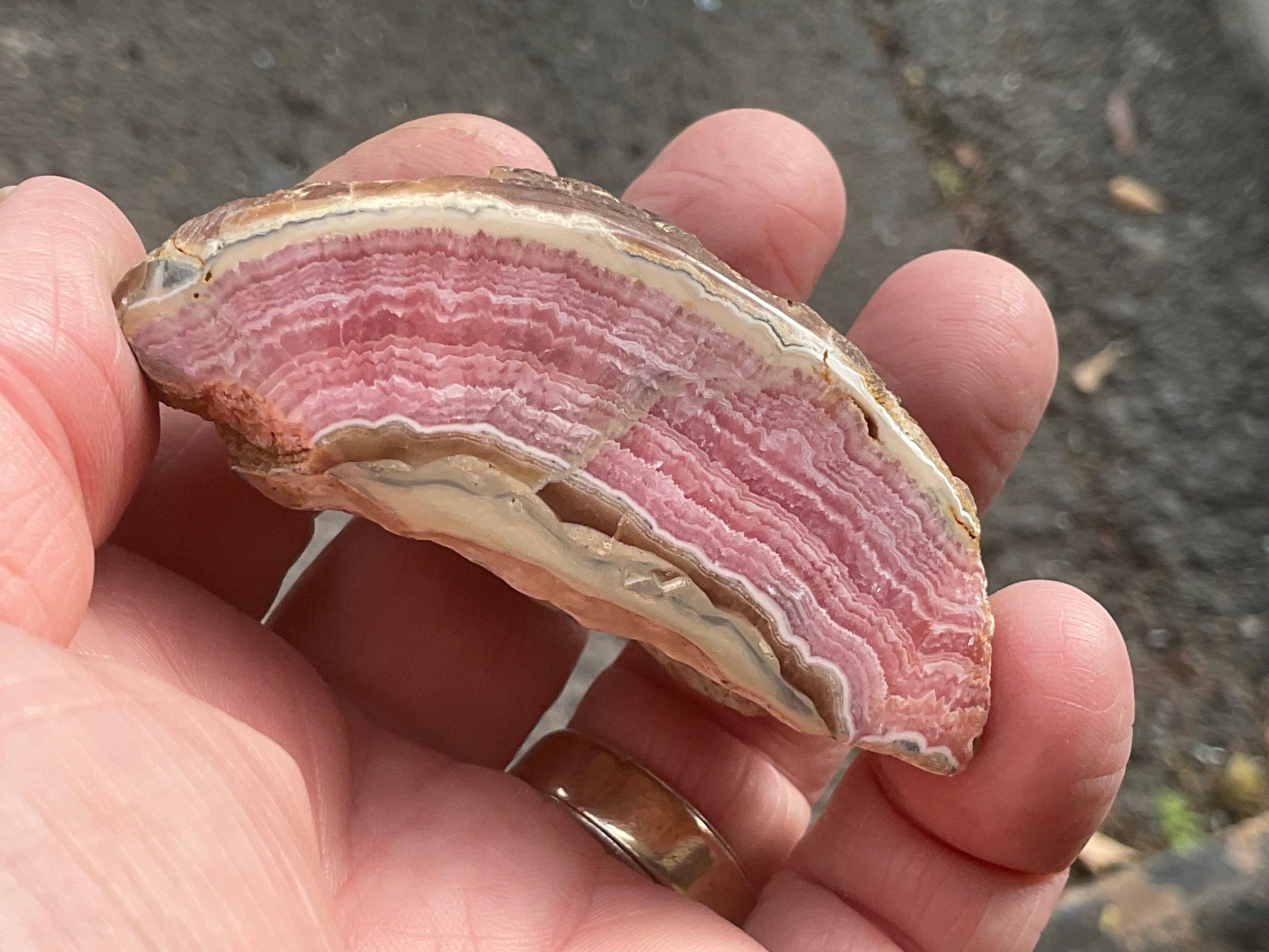 130g Rhodochrosite Polished Specimen 8A