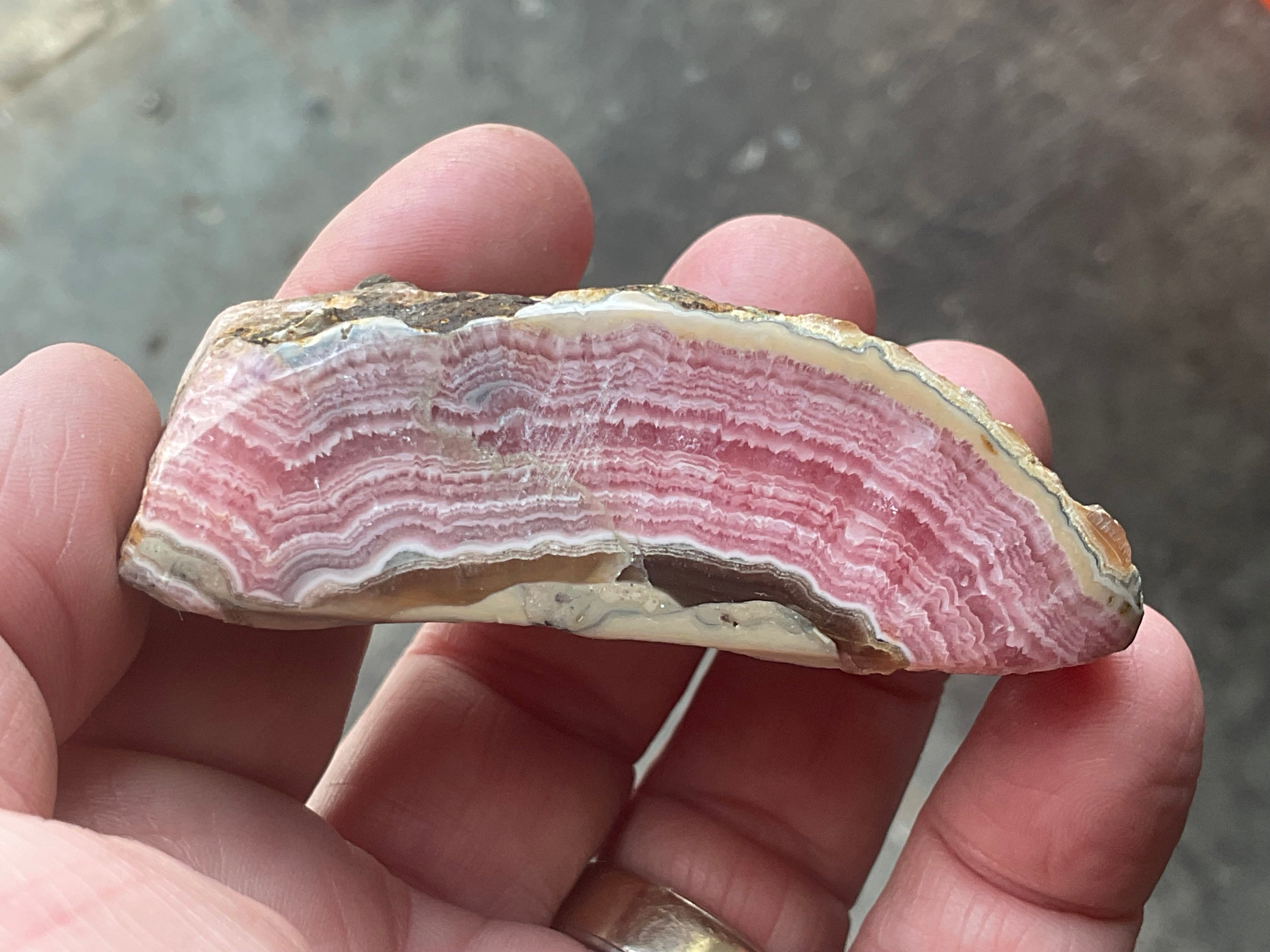 122g Rhodochrosite Polished Specimen 8B