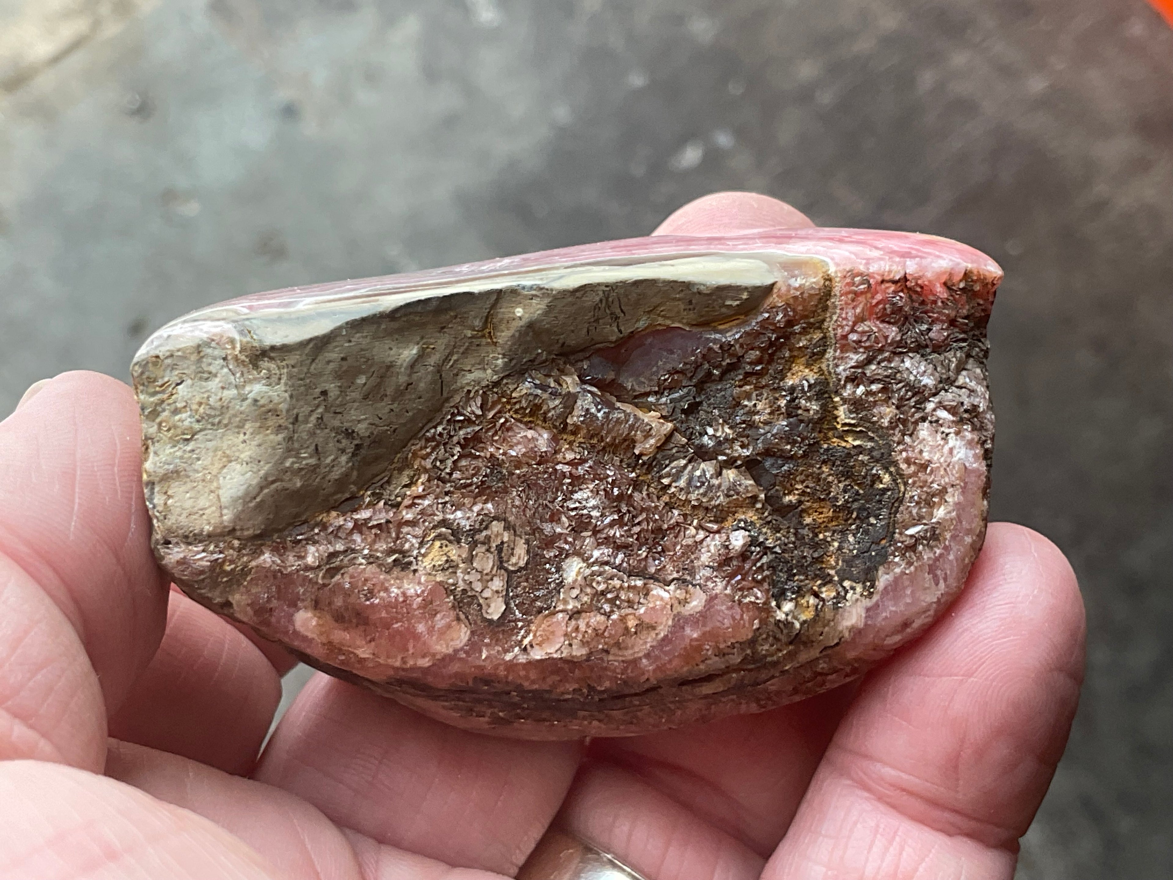 122g Rhodochrosite Polished Specimen 8B