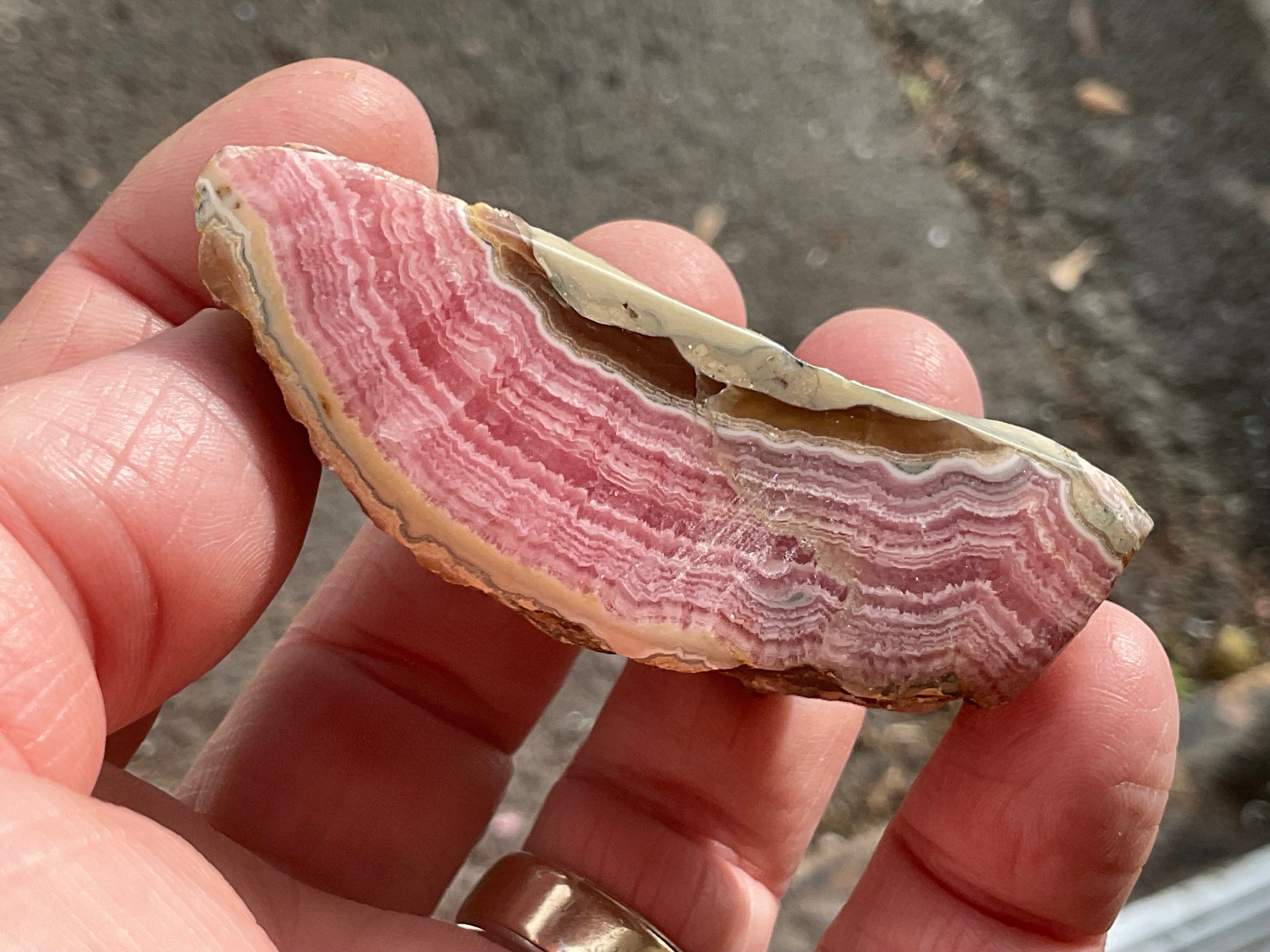 122g Rhodochrosite Polished Specimen 8B