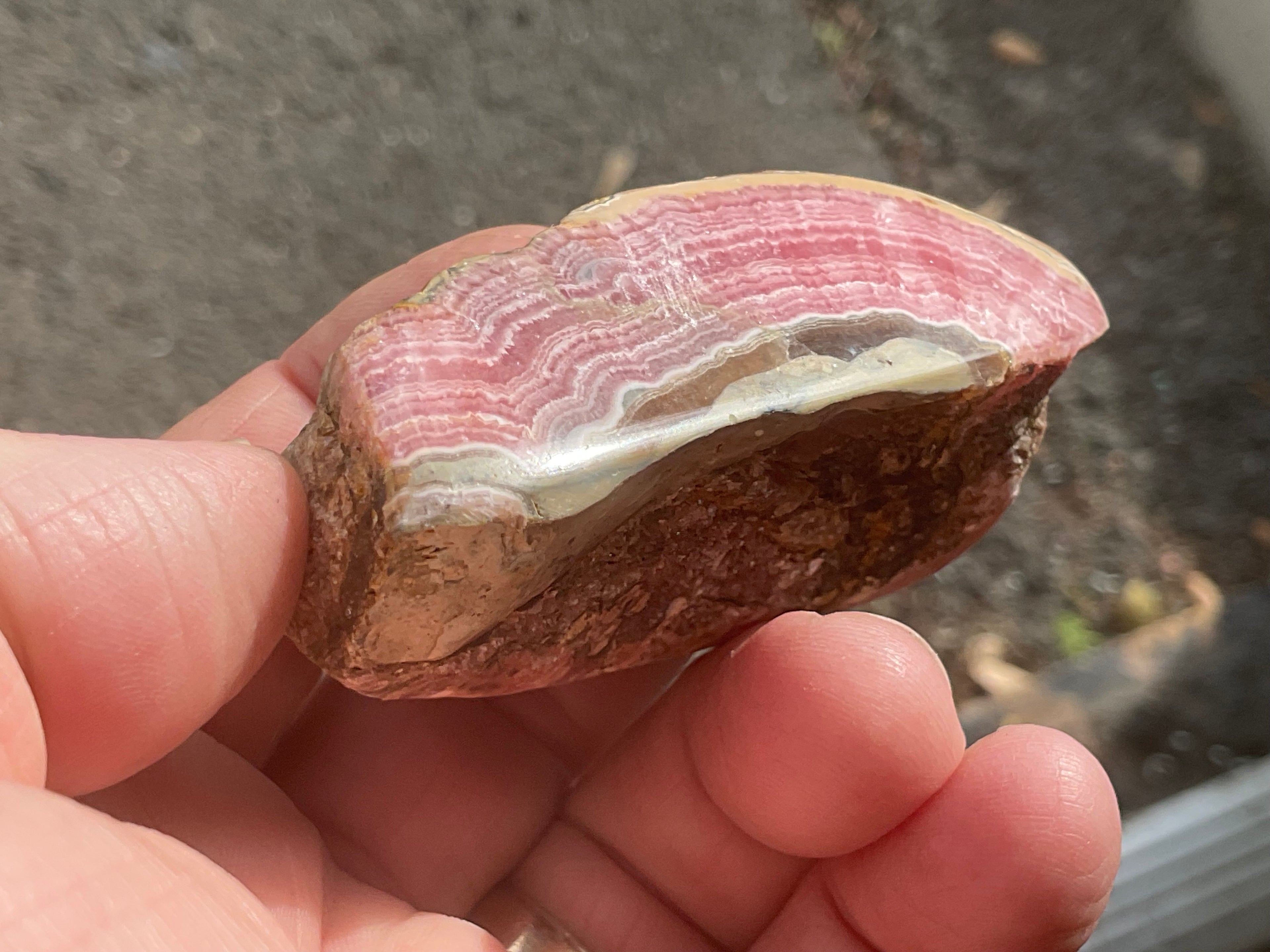 122g Rhodochrosite Polished Specimen 8B