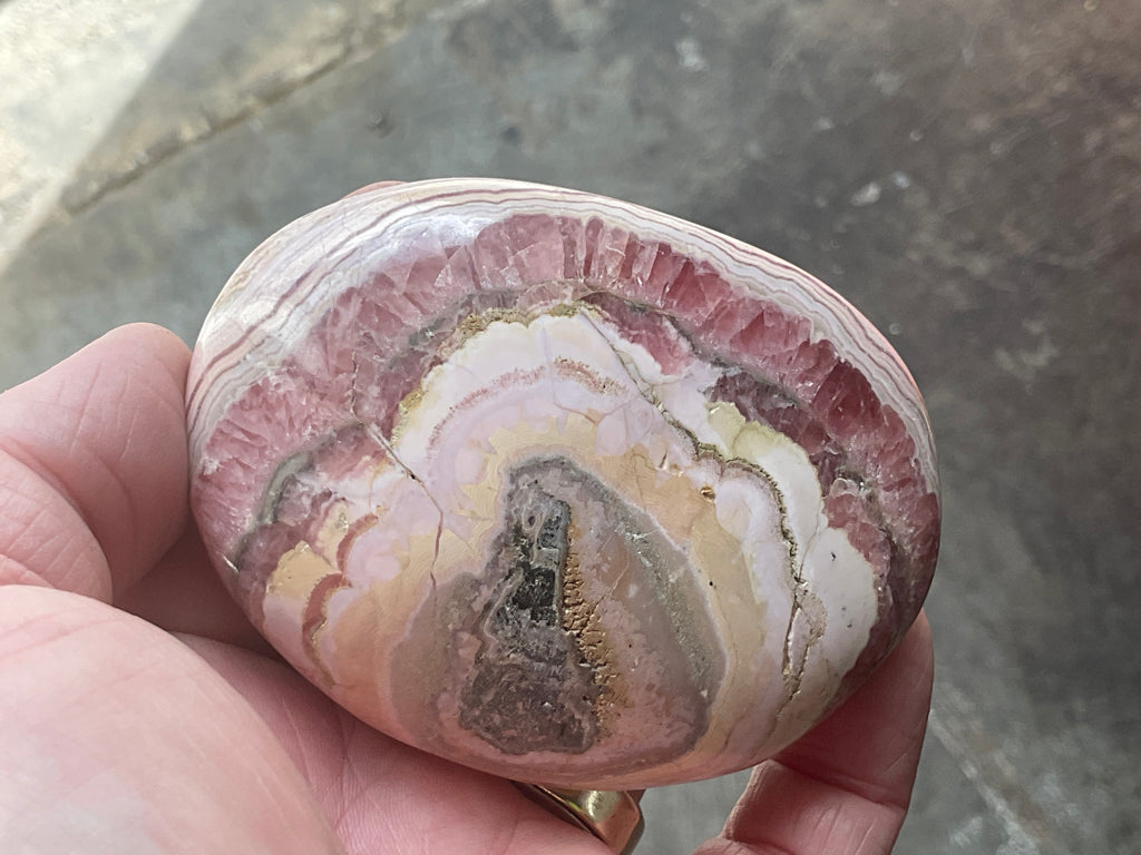 306g Rhodochrosite Large Palmstone
