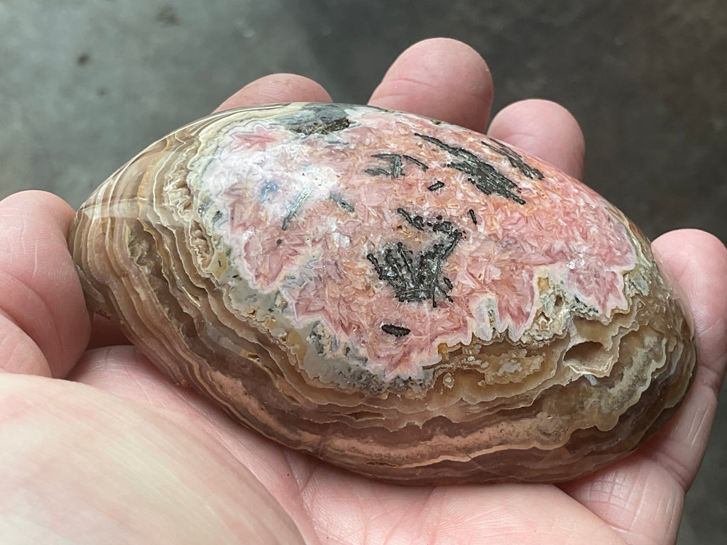 264g Rhodochrosite One Side Polished Specimen