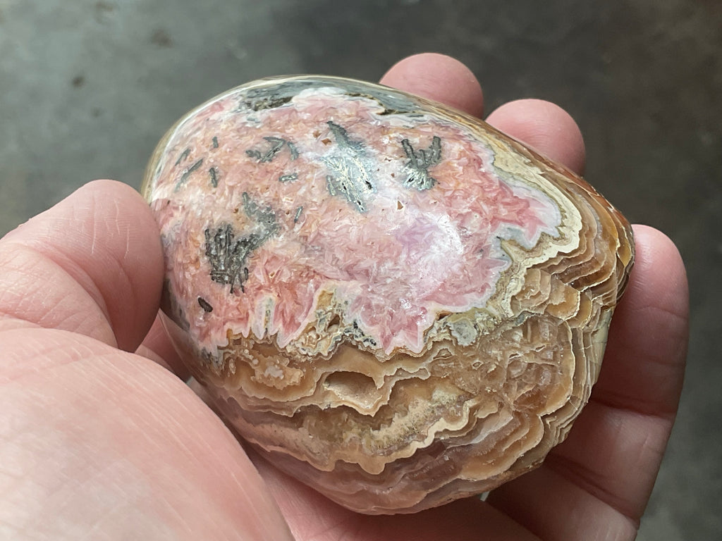 264g Rhodochrosite One Side Polished Specimen